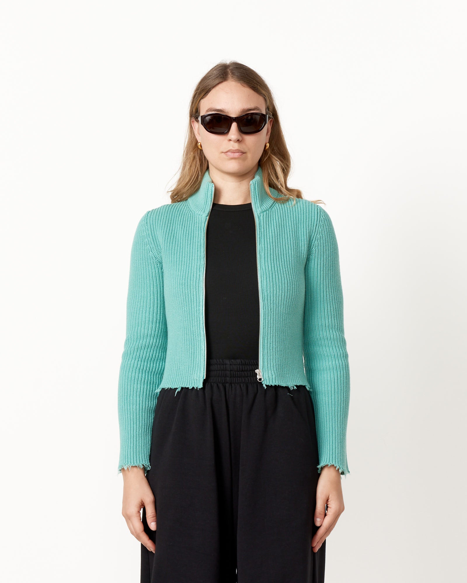 MM6 S52AM0284 Sports Jacket - Turquoise / S (256786)