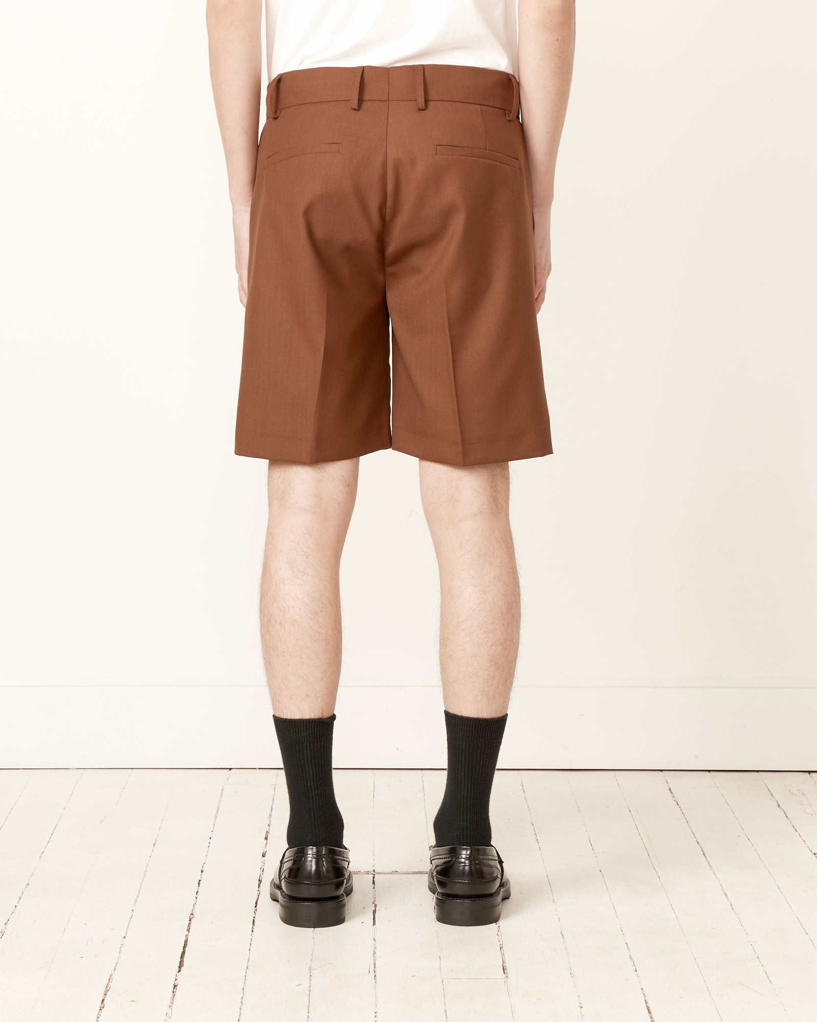 Séfr Sven Shorts Mid Brown - Mid Brown / M (256875)