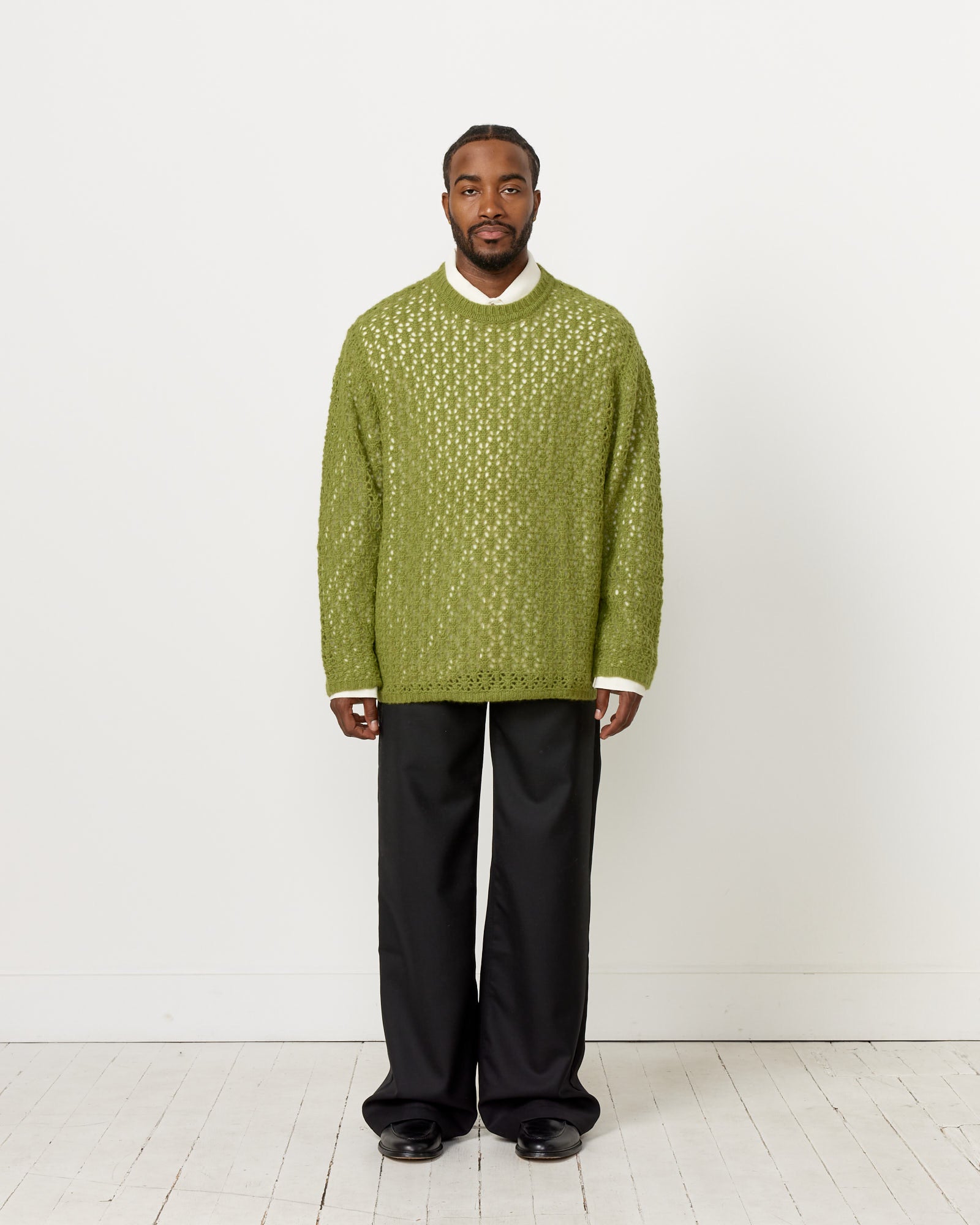 Séfr Aki Cashmere Sweater Green - Green / L (256904)