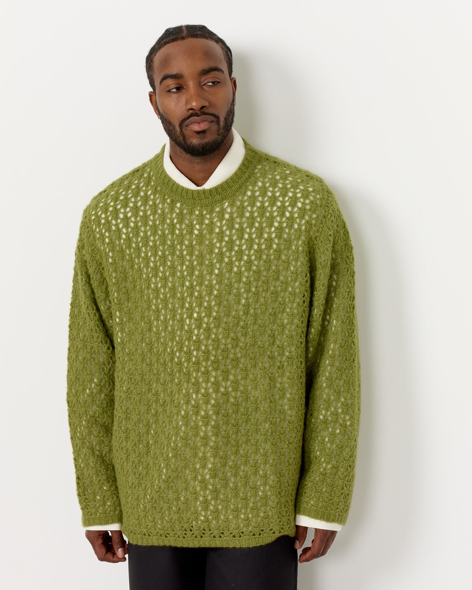 Séfr Aki Cashmere Sweater Green - Green / L (256904)