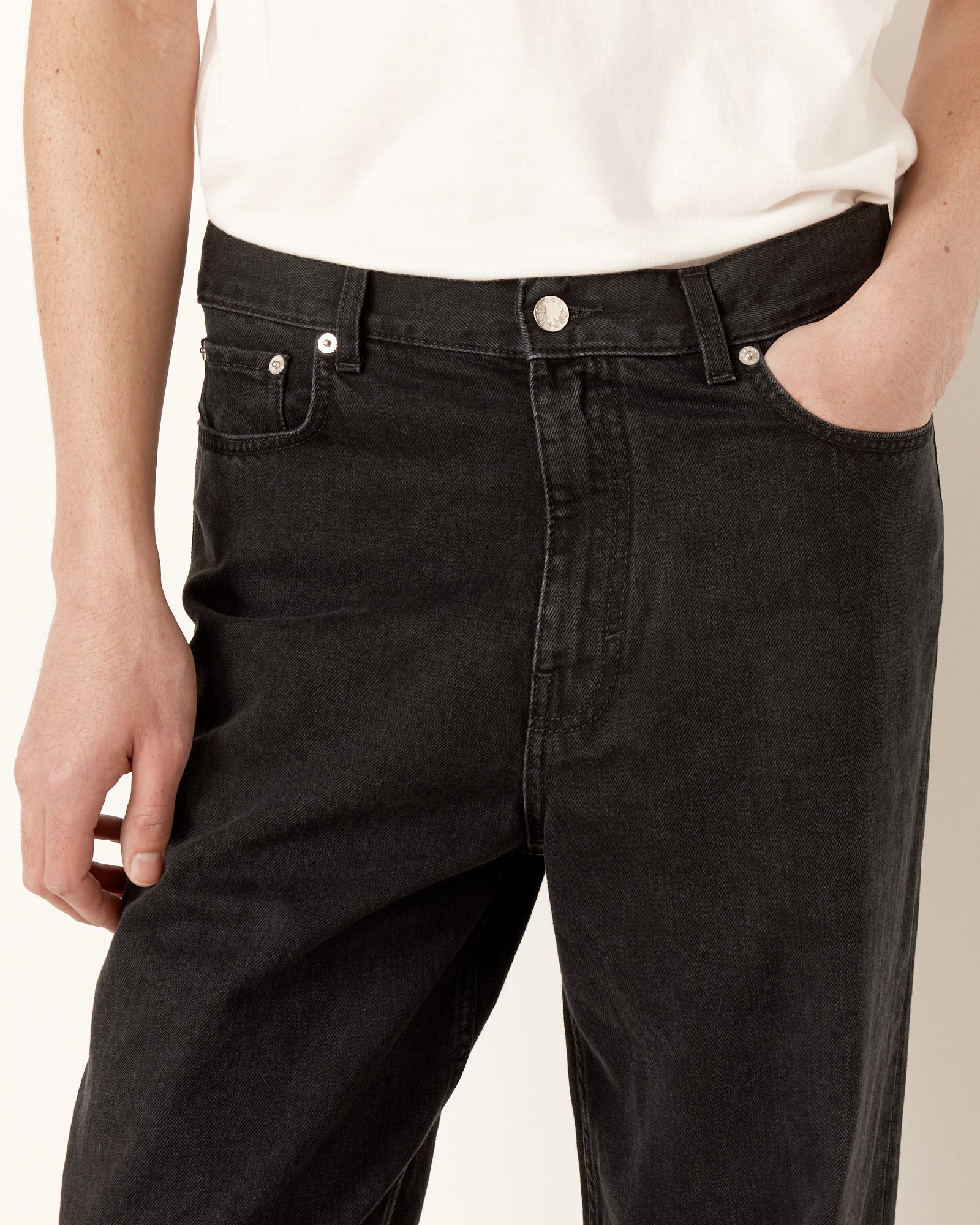 Séfr Wide Cut Jeans Black - Black / 32 (256907)