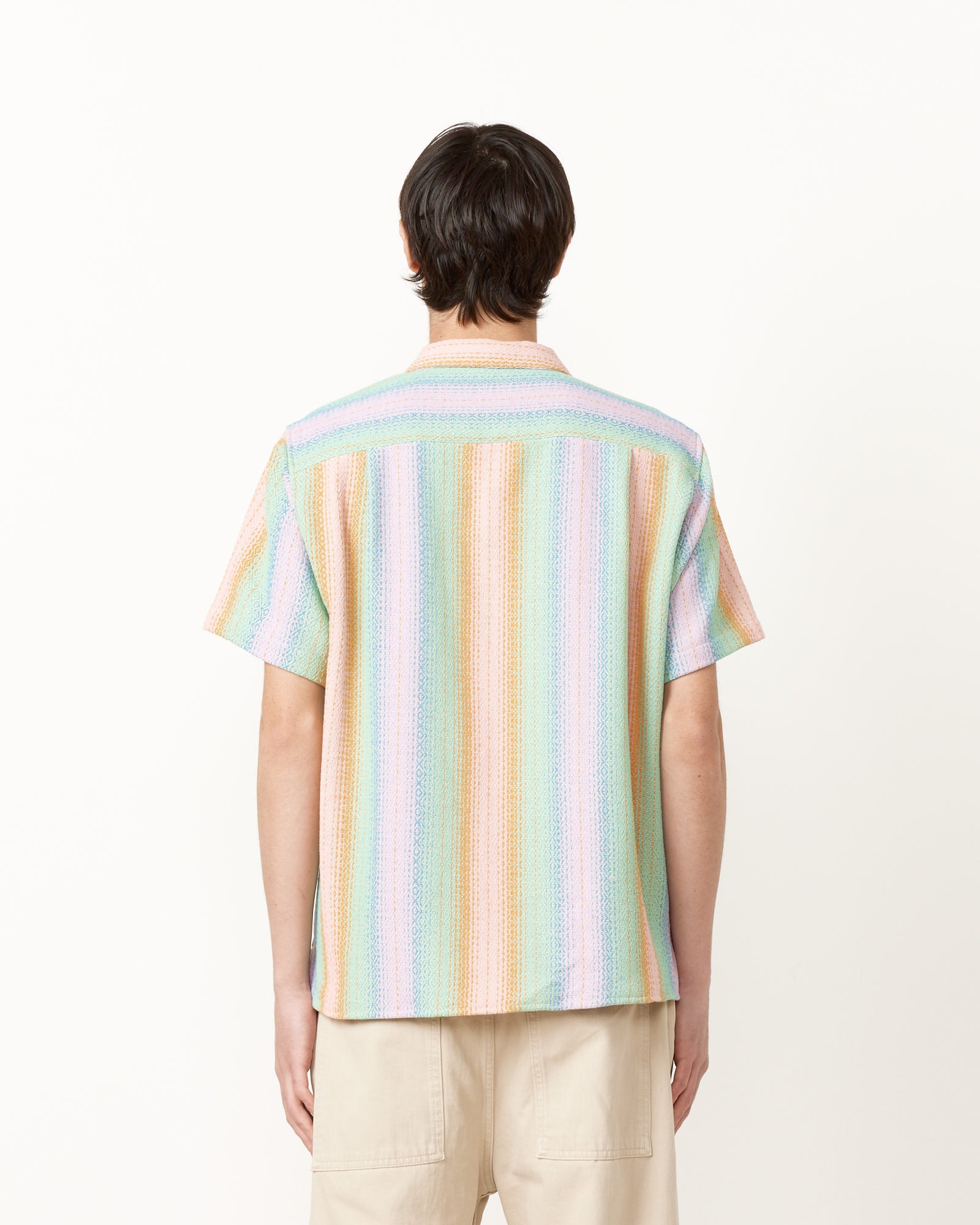 Gitman Brothers S/S Camp Shirt Pastel Baja Blanket - Pastel Baja Blanket / L (256924)