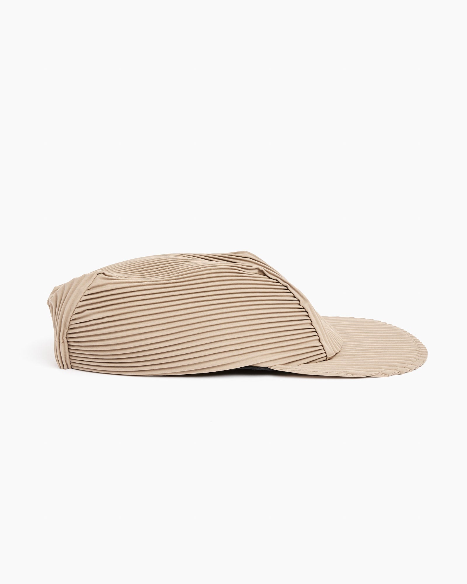 Pleats Cap in Light Mocha Brown - Light Mocha Brown / OS (256975)