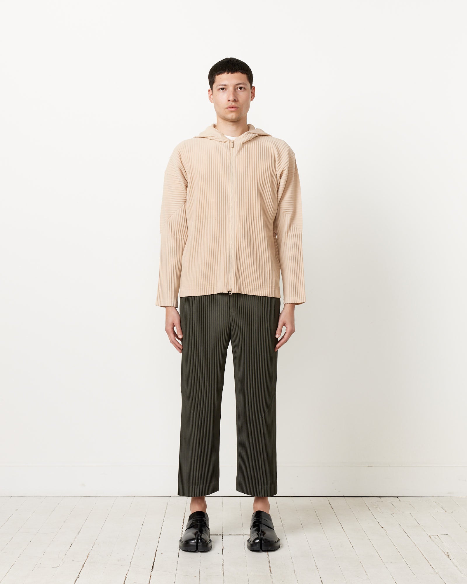 Issey Miyake Homme Plisse MC April Blouson Shell Beige - Shell Beige / 3 (256988)