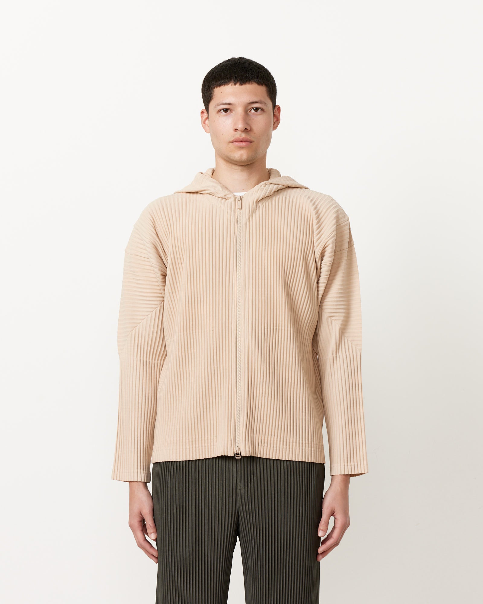 Issey Miyake Homme Plisse MC April Blouson Shell Beige - Shell Beige / 3 (256988)