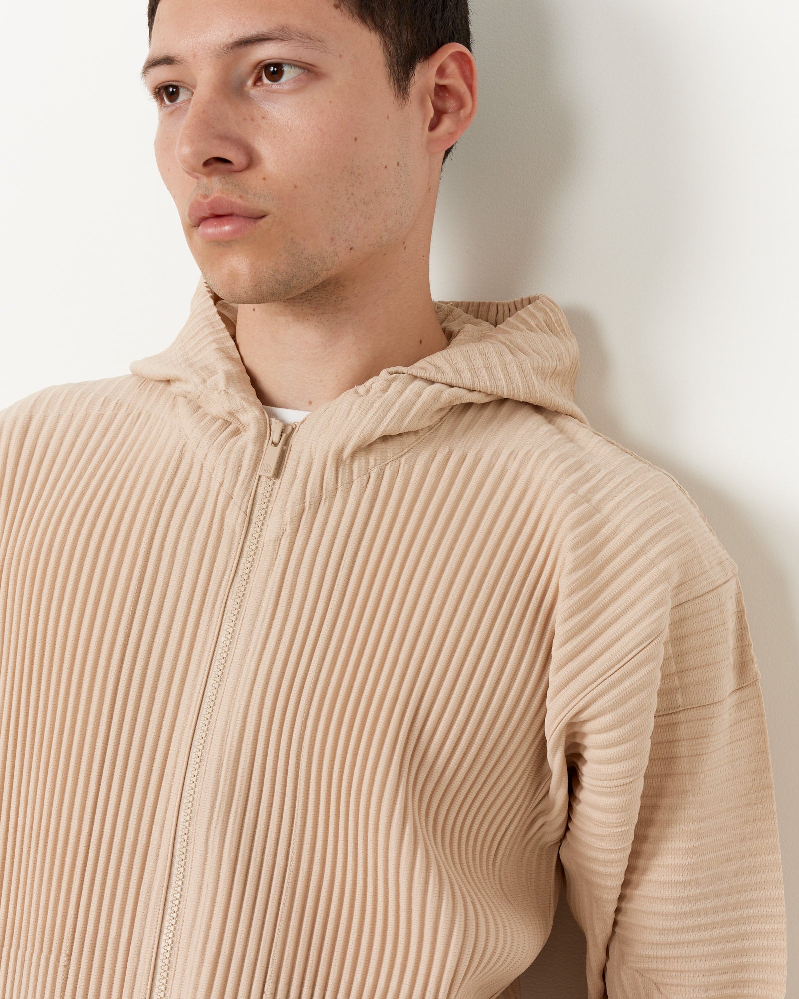 Issey Miyake Homme Plisse MC April Blouson Shell Beige - Shell Beige / 3 (256988)