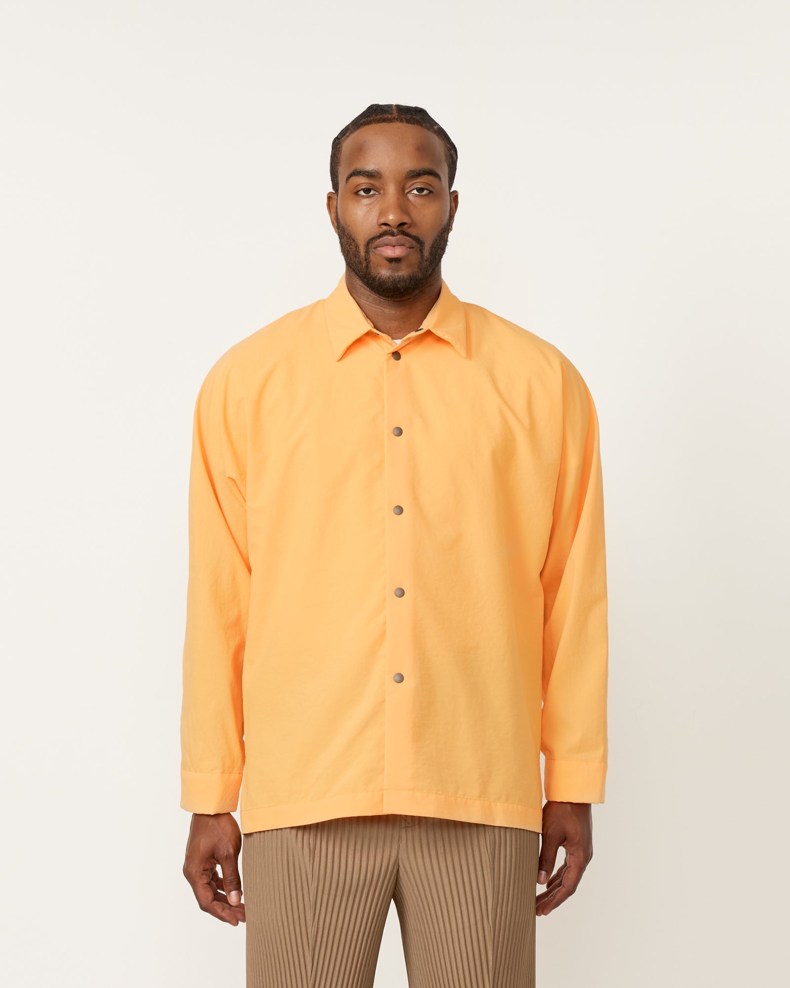 Issey Miyake Homme Plisse Verso Shirt Orange - Orange / 2 (257001)