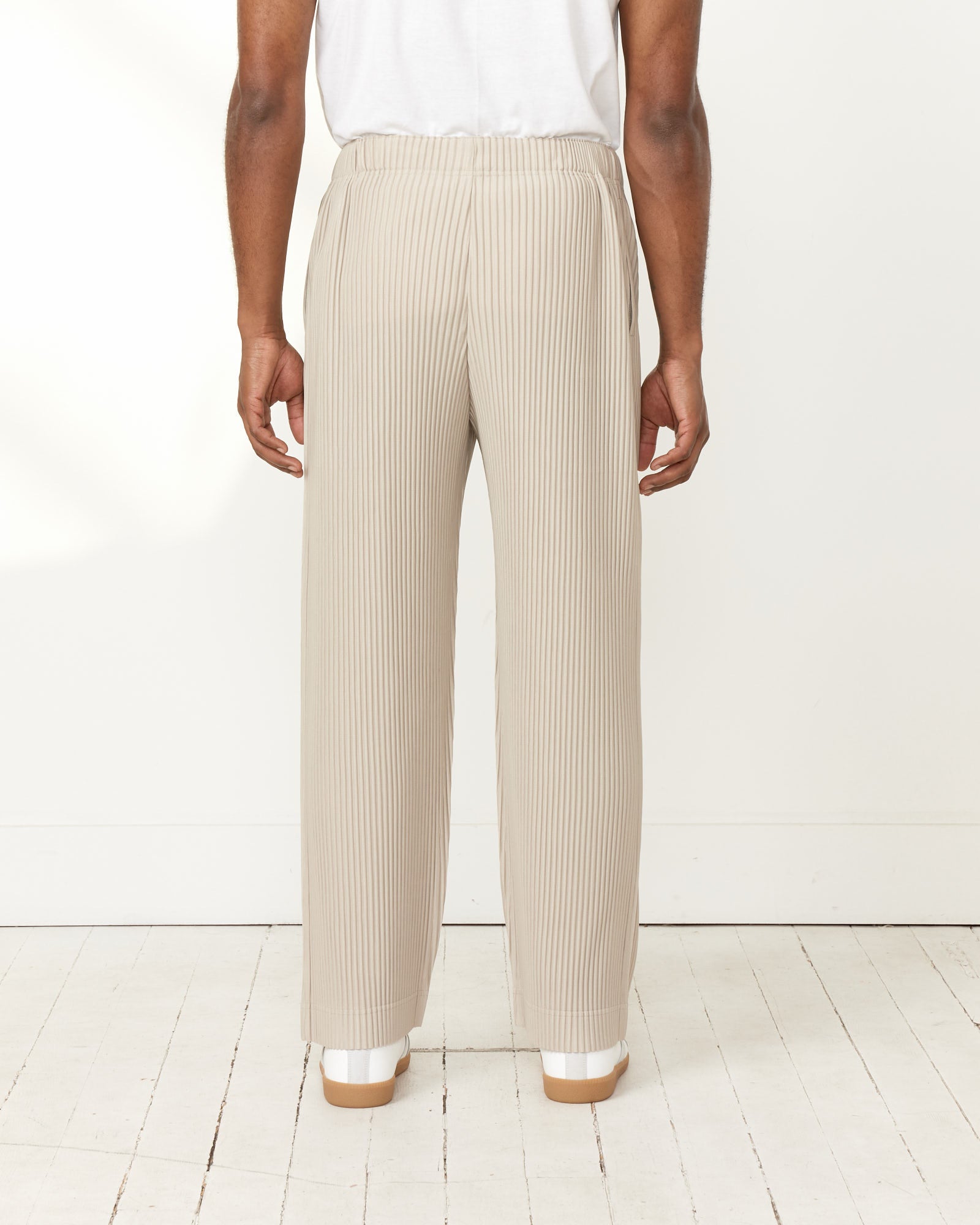 Issey Miyake Homme Plisse MC March Pant Linen Beige - Linen Beige / 2 (257003)