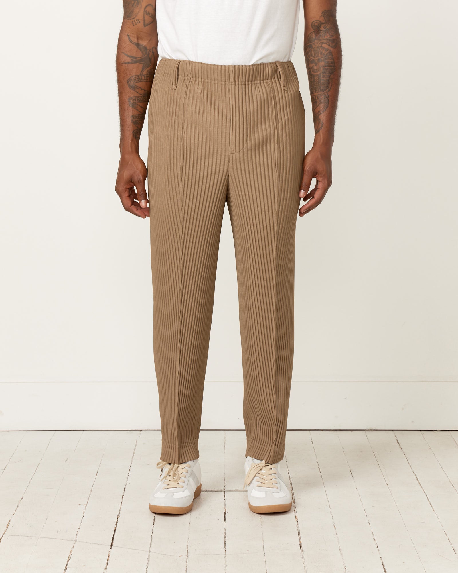 Issey Miyake Homme Plisse Compleat Trouser Light Mocha Brown - Light Mocha Brown / 2 (257005)