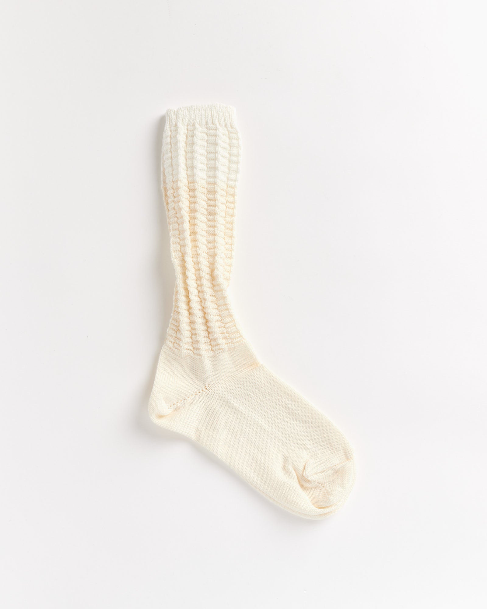 Issey Miyake Homme Plisse Churros Socks Ivory - Ivory / OS (257021)