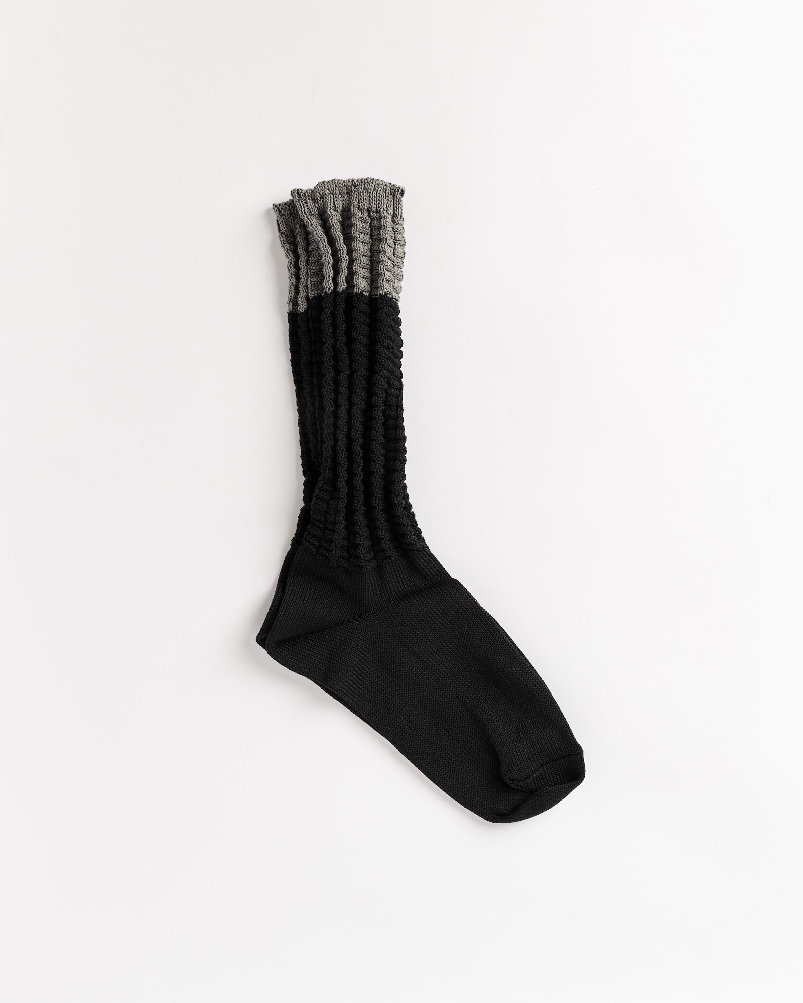 Issey Miyake Homme Plisse Churros Socks Charcoal - Charcoal / OS (257023)