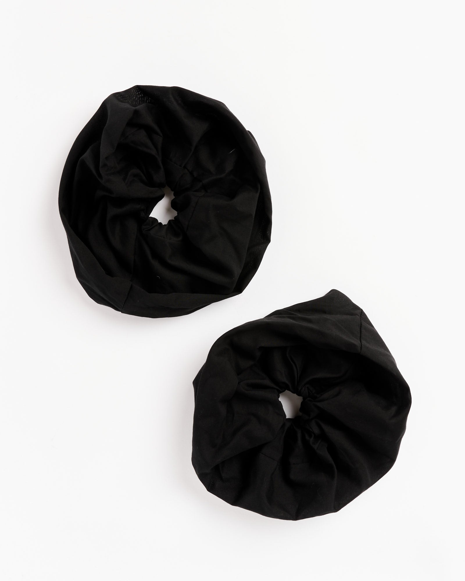 Sheer Cotton Scrunchie in Black - Black / OS (257066)