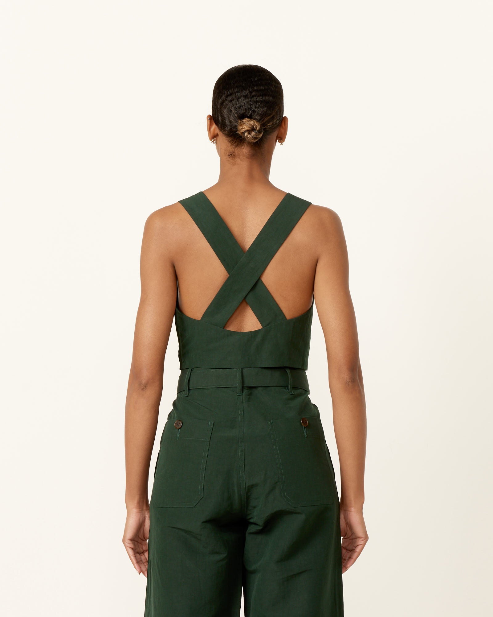 Auralee Weather Tank Dark Green - Dark Green / 0 (257075)