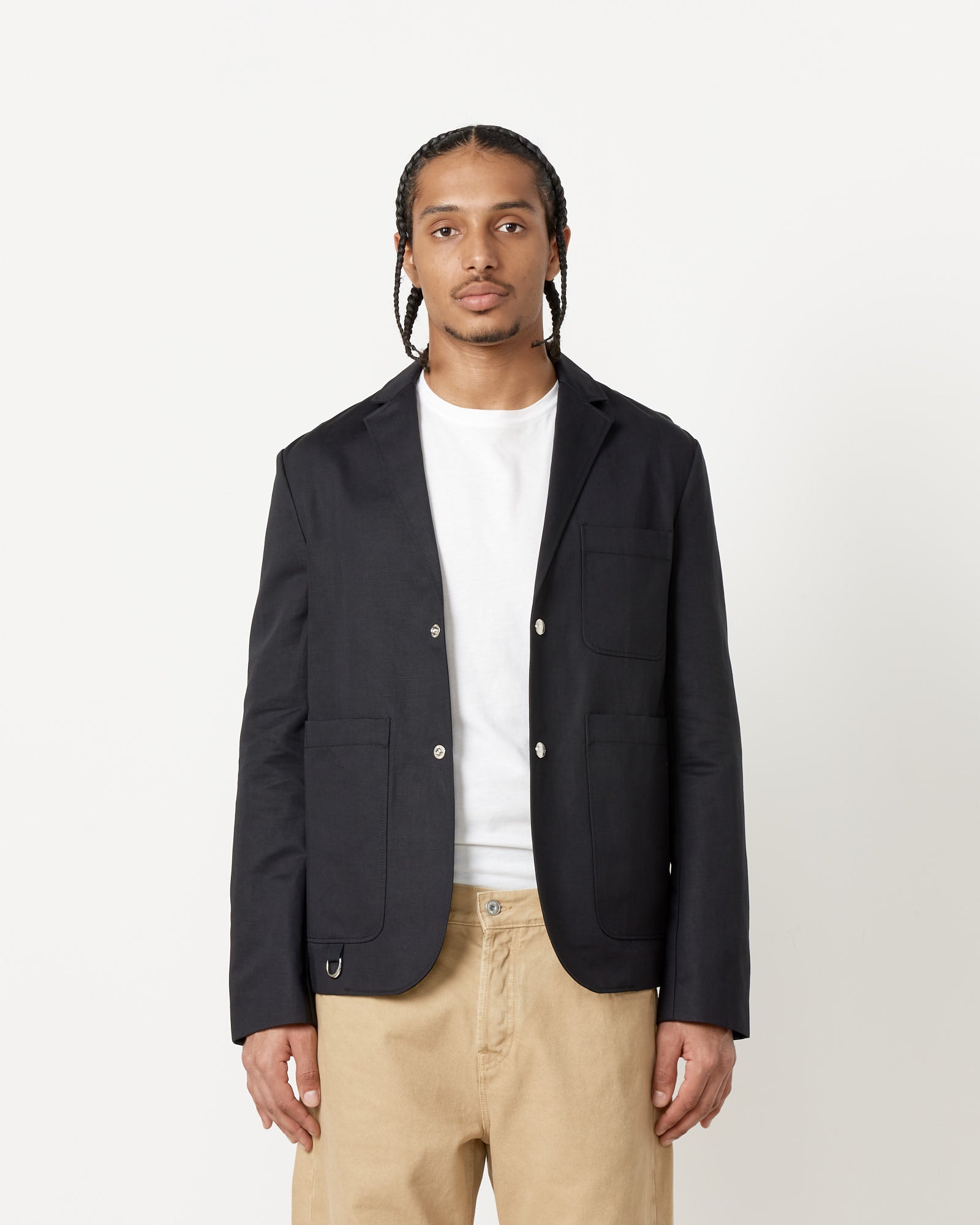 Jacquemus La Veste Jean Blazer Black - Black / 48 (257115)