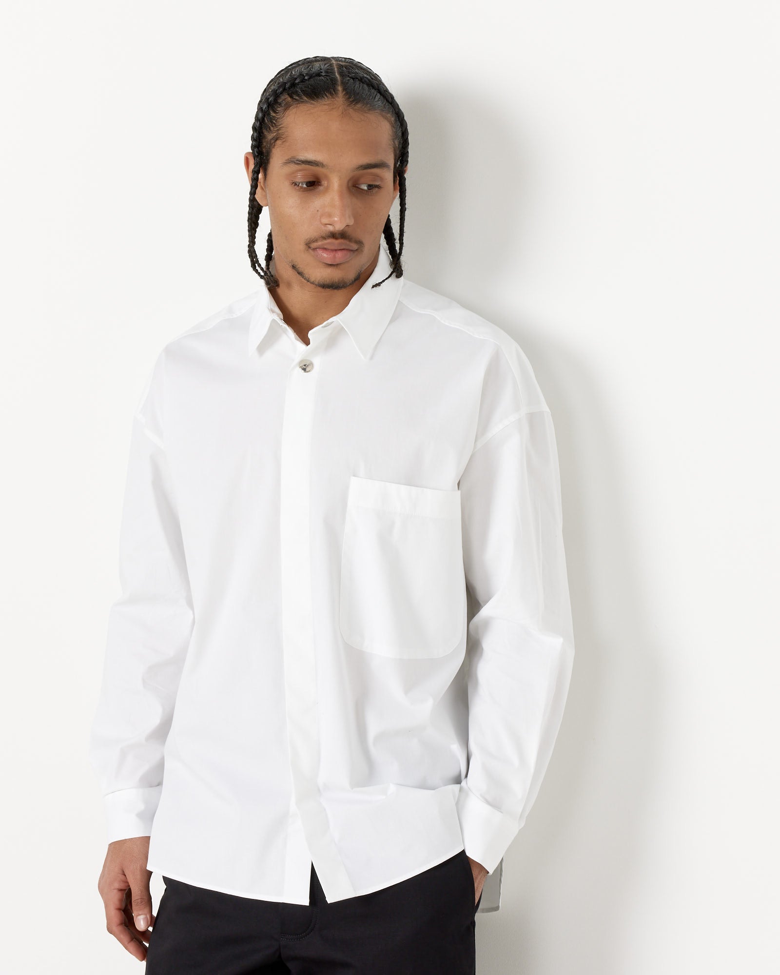 Jacquemus La Chemise Manches Longue Shirt White - White / 48 (257124)