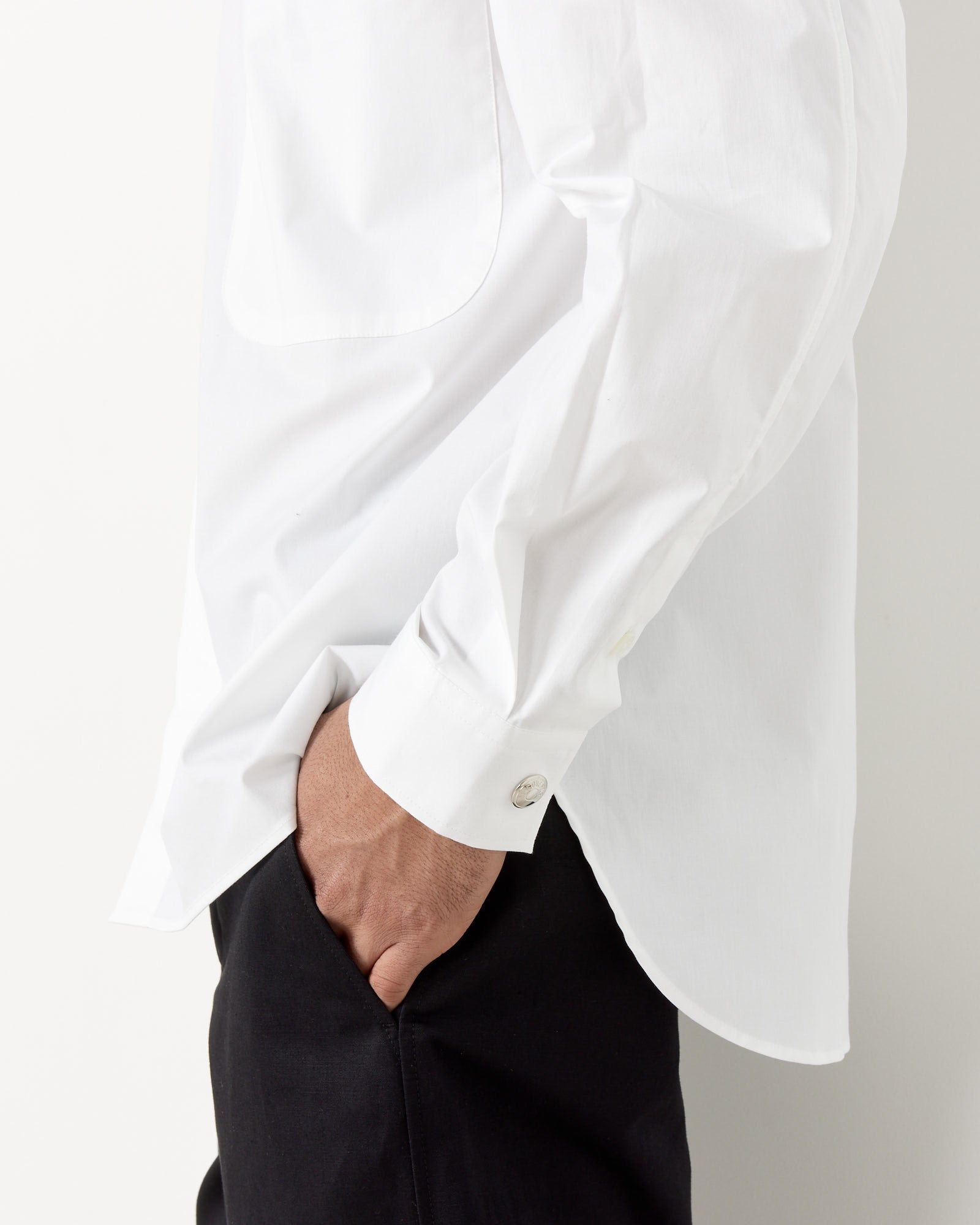 Jacquemus La Chemise Manches Longue Shirt White - White / 48 (257124)