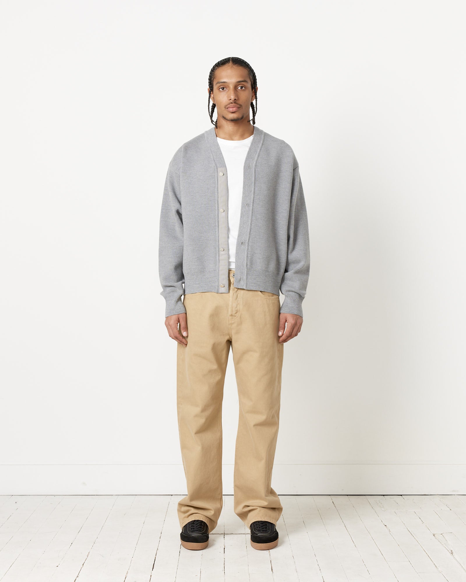 Jacquemus Le Boutonne Cardigan Grey - Grey / M (257156)