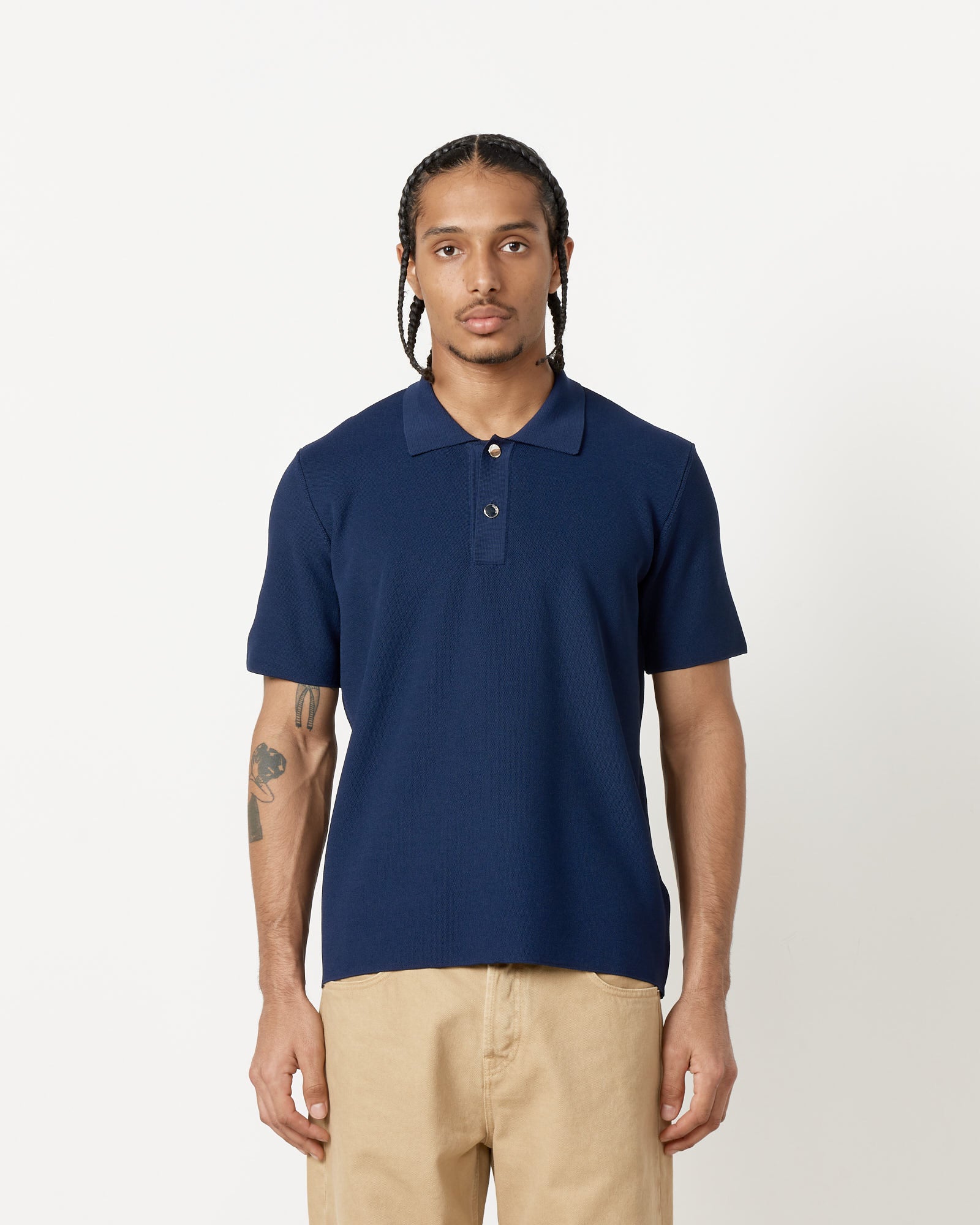 Jacquemus Le Maille Polo Dark Navy - Dark Navy / M (257160)