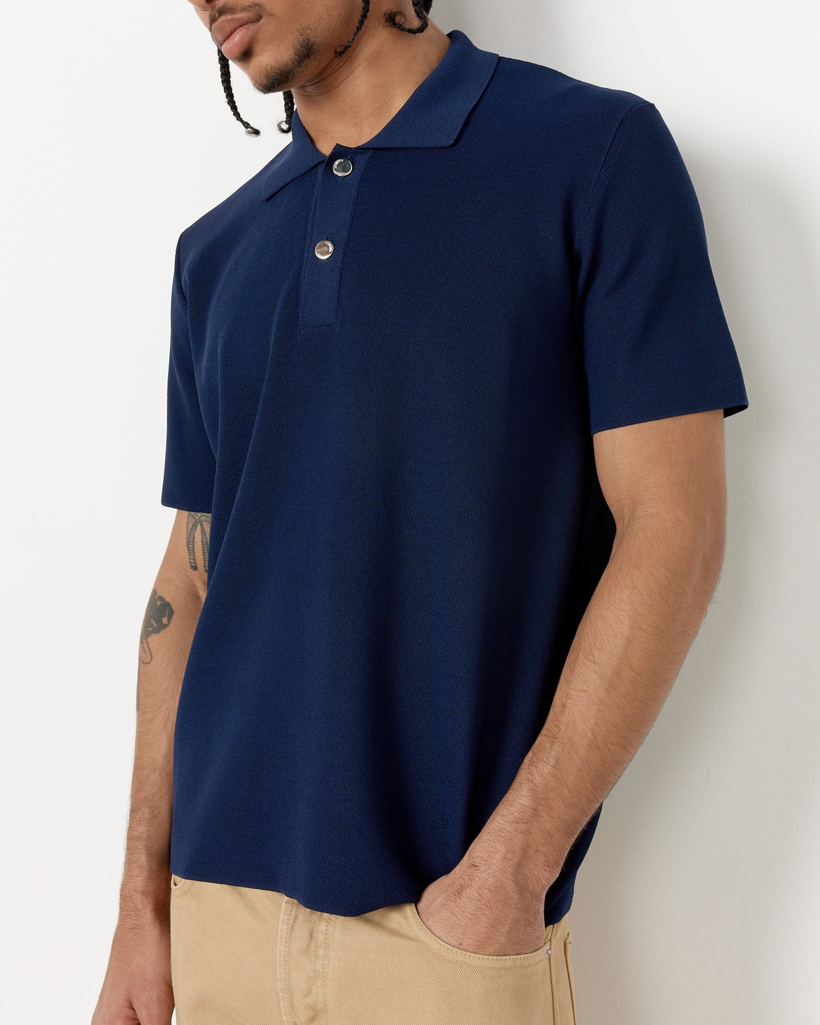 Jacquemus Le Maille Polo Dark Navy - Dark Navy / M (257160)