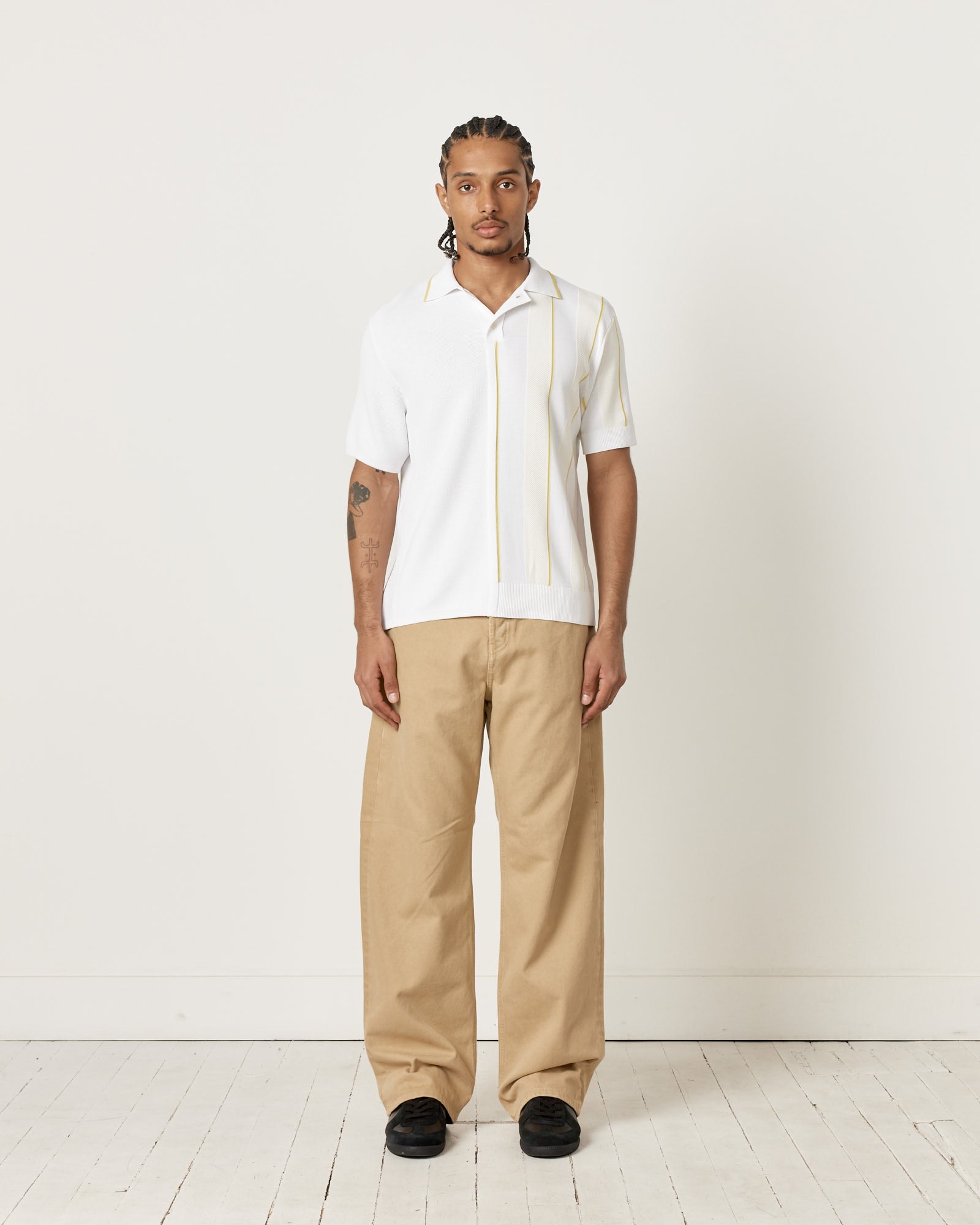 Jacquemus Le Juego Polo White - White / S (257163)