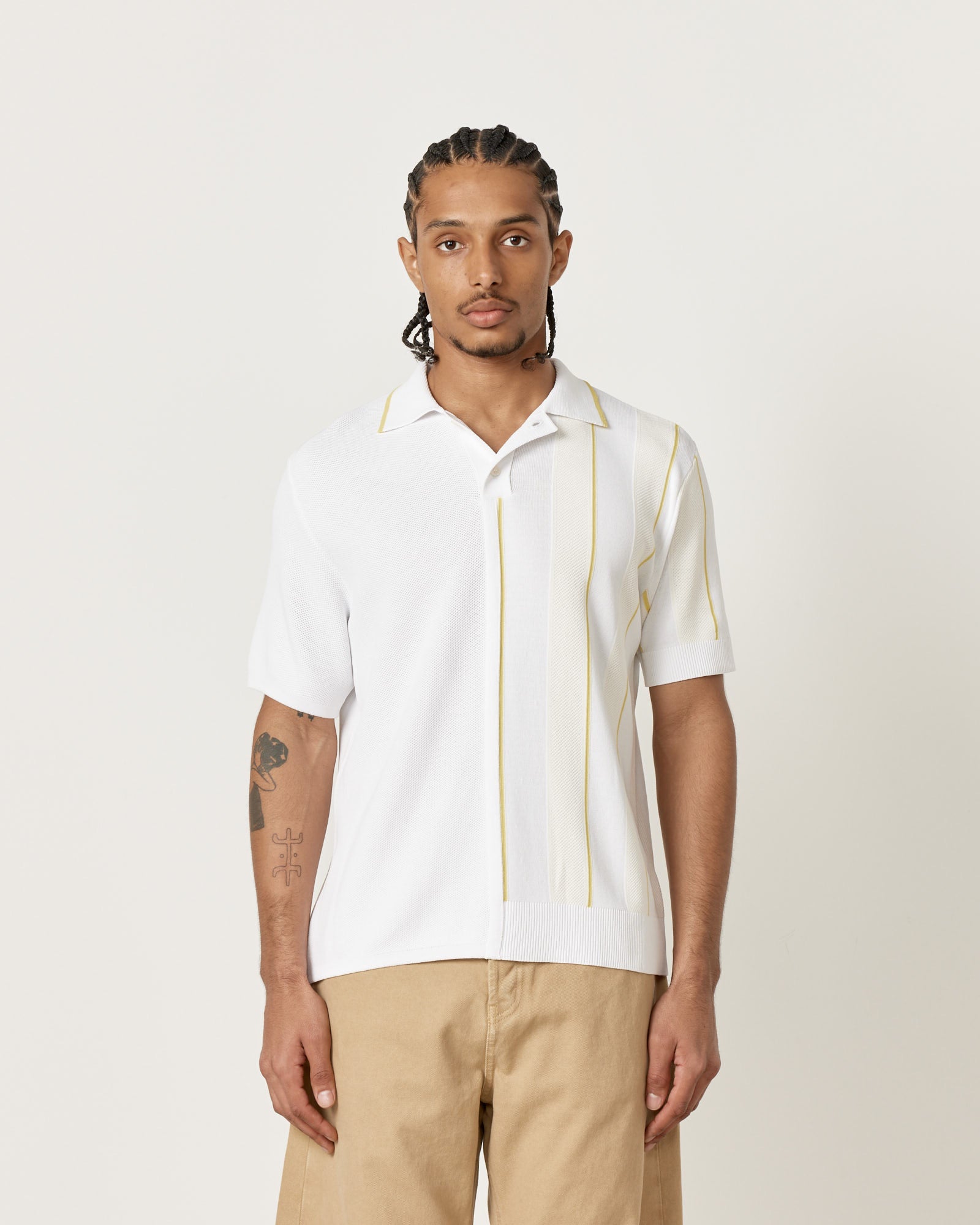 Jacquemus Le Juego Polo White - White / S (257163)