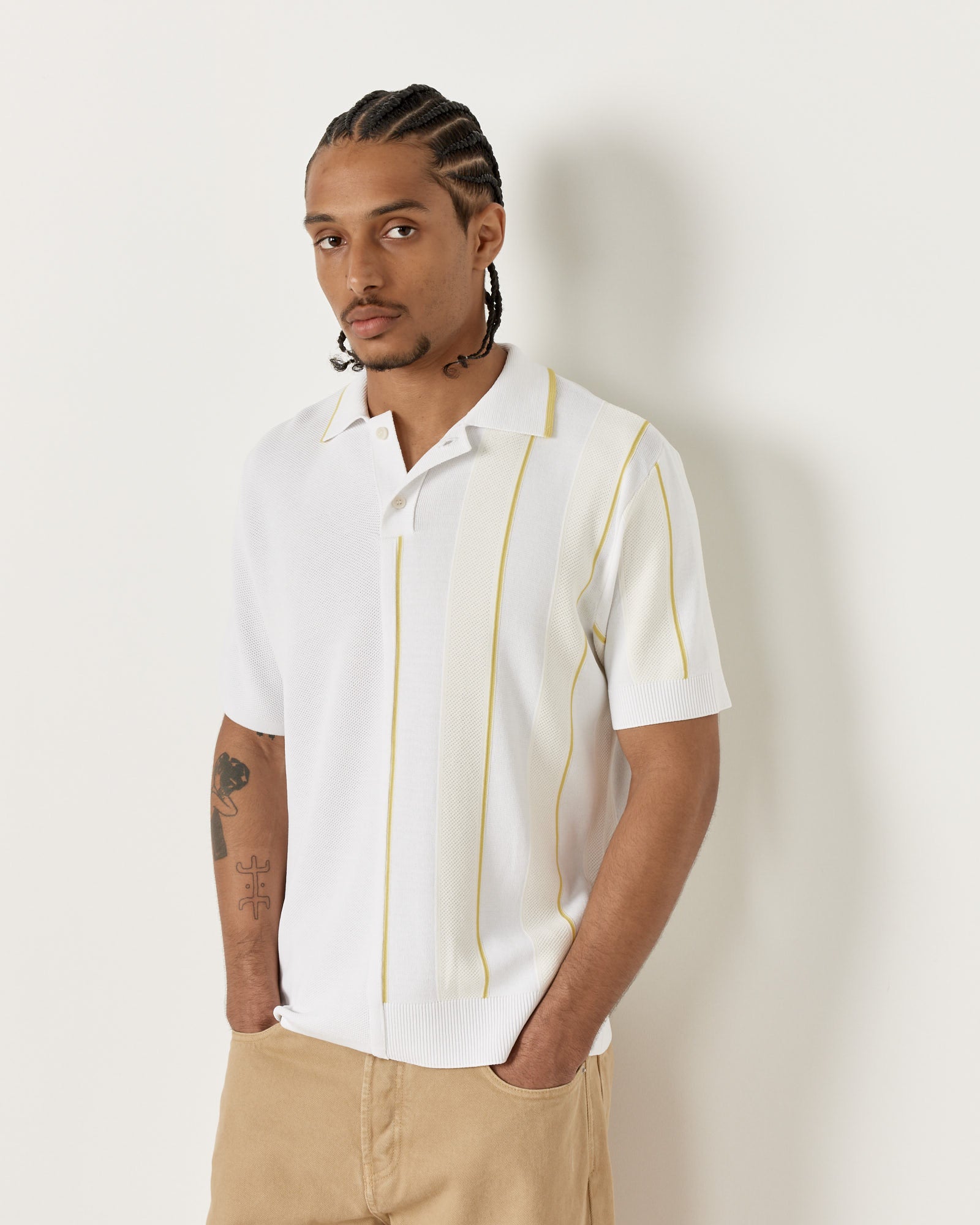 Jacquemus Le Juego Polo White - White / S (257163)