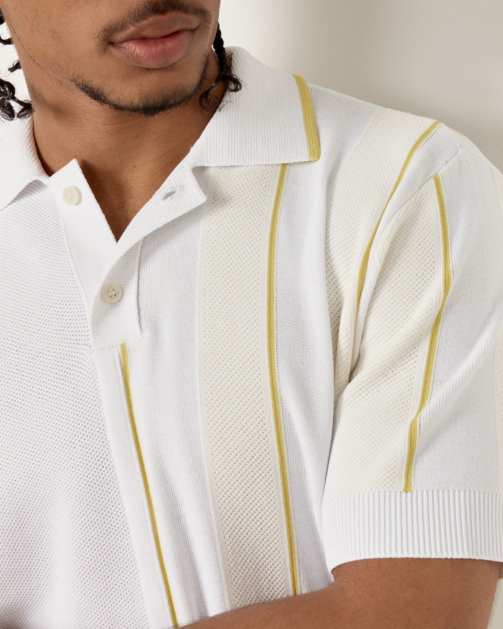 Jacquemus Le Juego Polo White - White / S (257163)