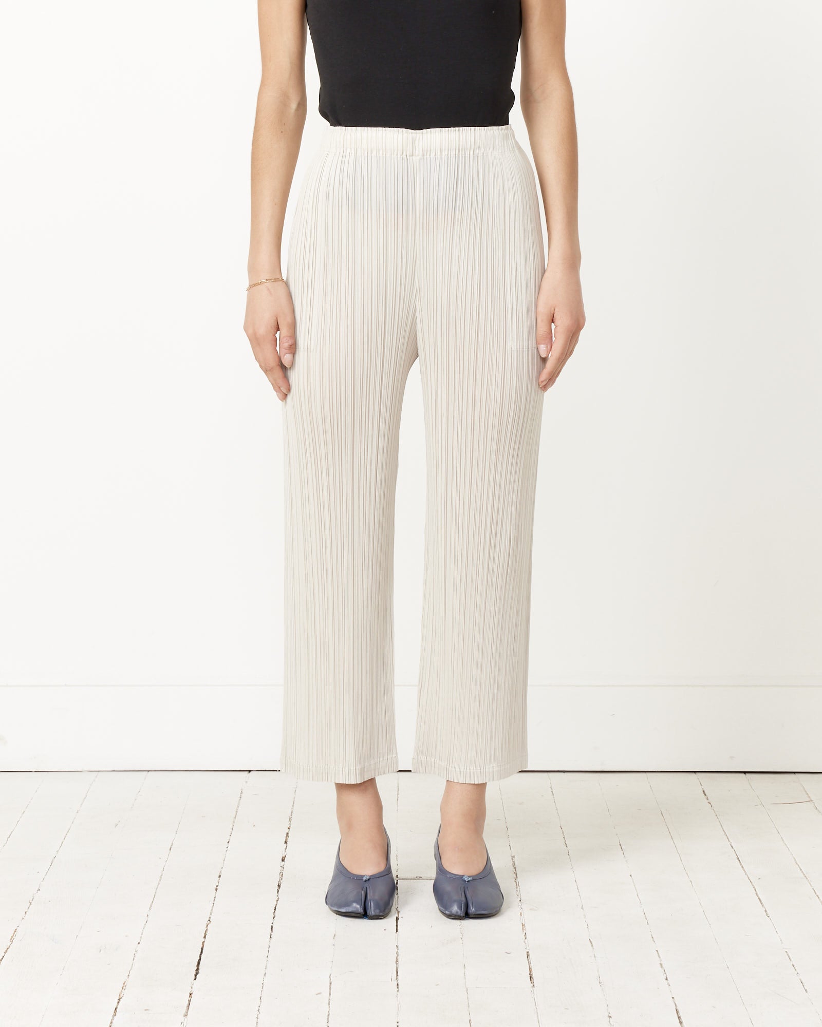 Issey Miyake Pleats Please MC Feb Pant Ivory - Ivory / 3 (257194)