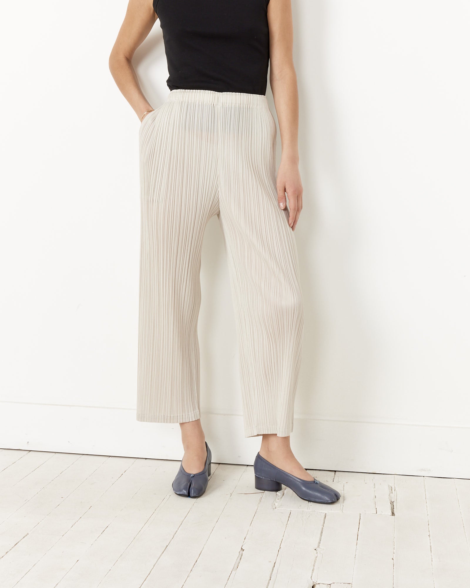 Issey Miyake Pleats Please MC Feb Pant Ivory - Ivory / 3 (257194)