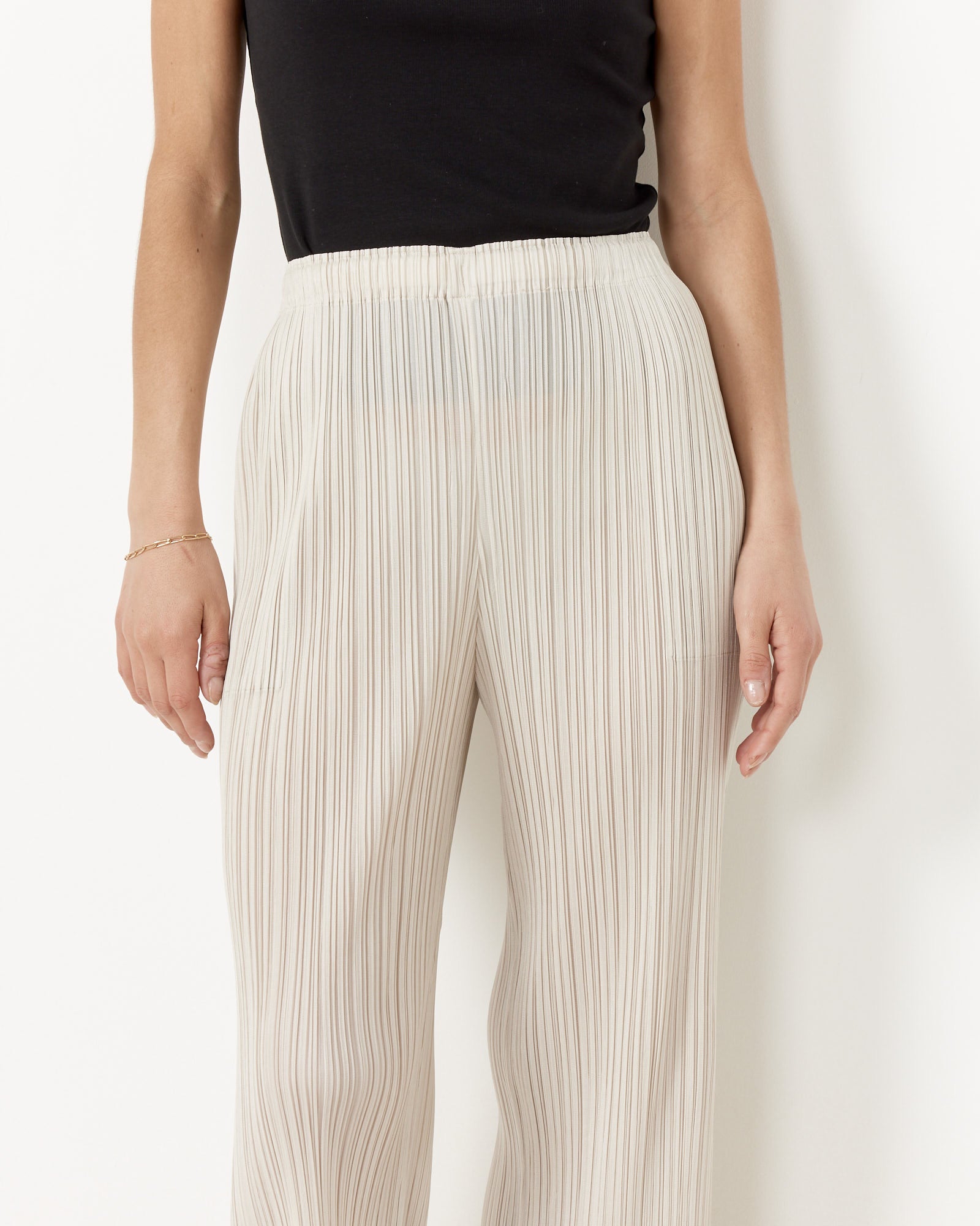 Issey Miyake Pleats Please MC Feb Pant Ivory - Ivory / 3 (257194)