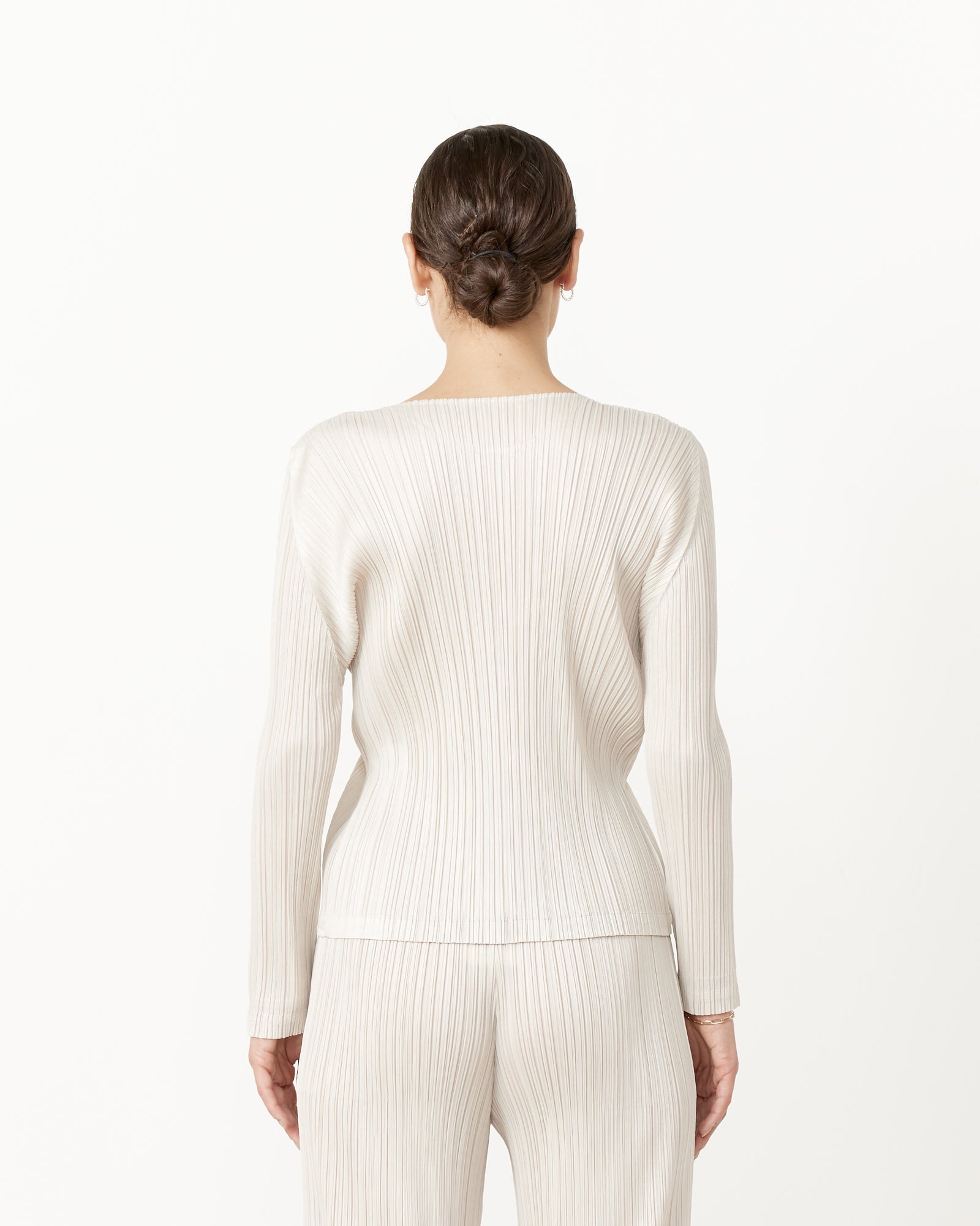 Issey Miyake Pleats Please MC Feb Top Ivory - Ivory / 3 (257202)