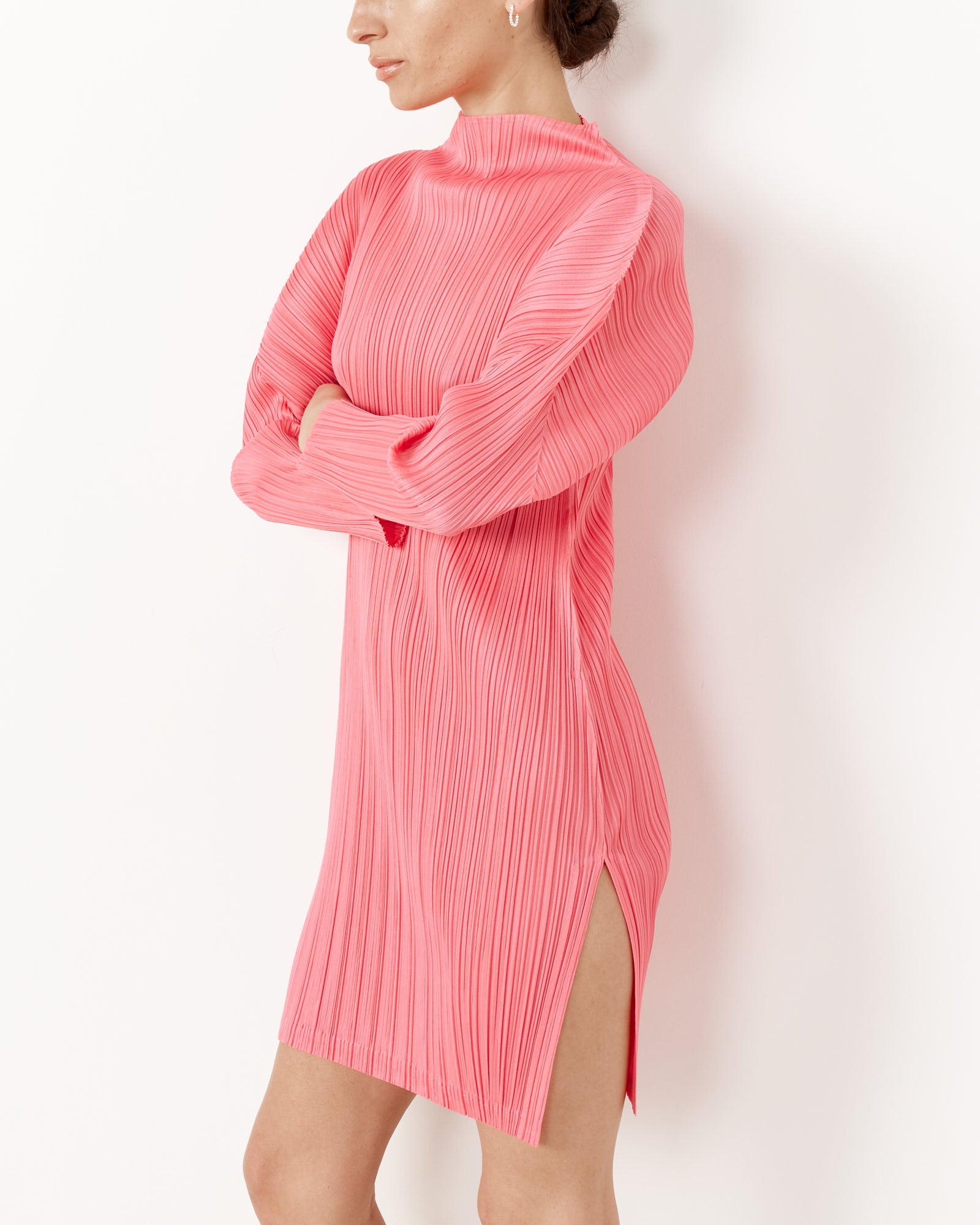 Issey Miyake Pleats Please MC Feb Dress Bright Pink - Bright Pink / 3 (257204)