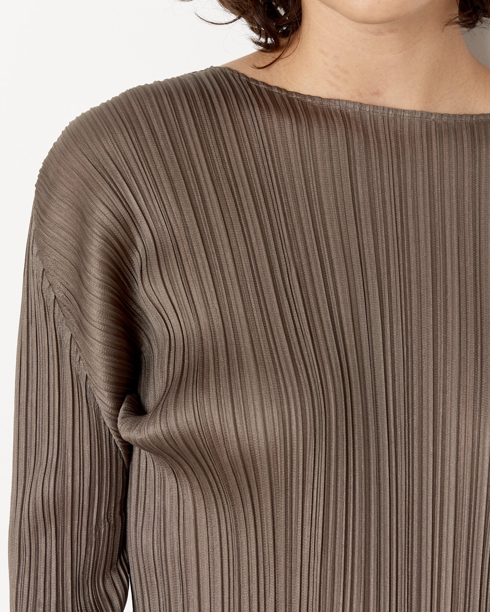 Issey Miyake Pleats Please MC March Top Khaki - Khaki / 3 (257214)