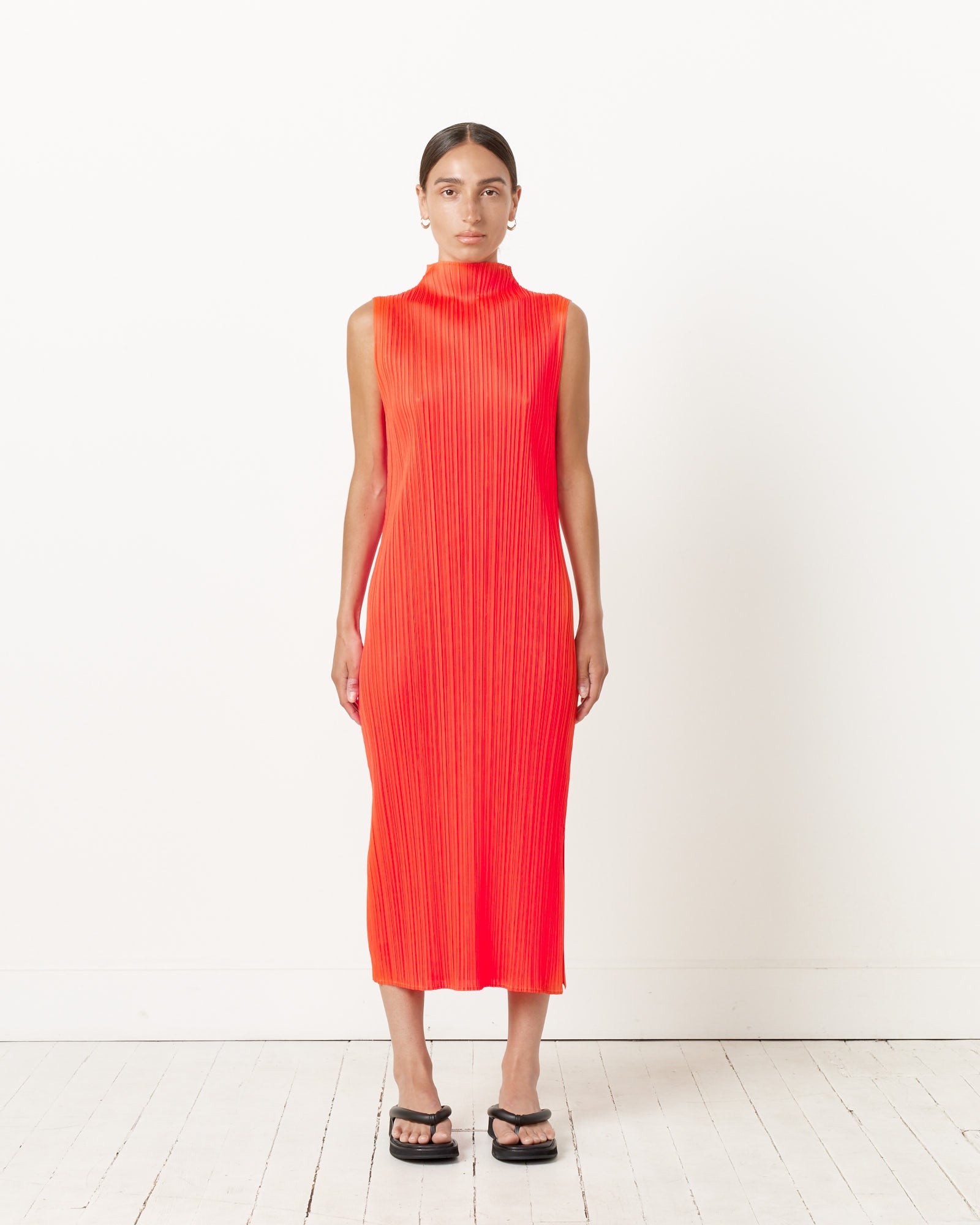 Issey Miyake Pleats Please MC April Dress Habanero - Habanero / 5 (257222)