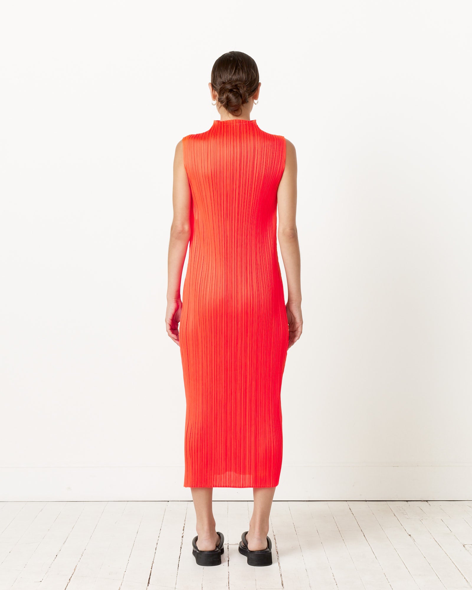 Issey Miyake Pleats Please MC April Dress Habanero - Habanero / 5 (257222)