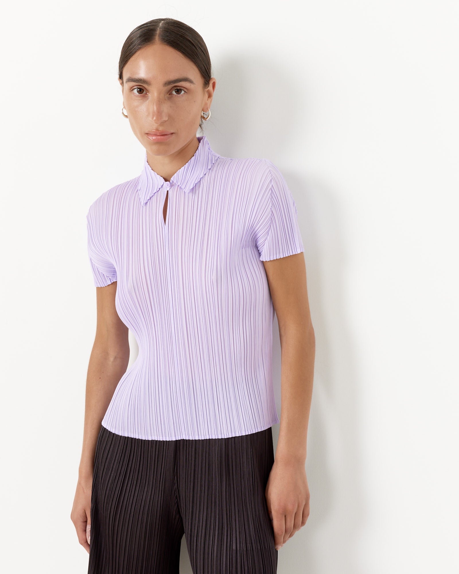 Issey Miyake Pleats Please MC April Shirt Purple Onion - Purple Onion / 5 (257224)