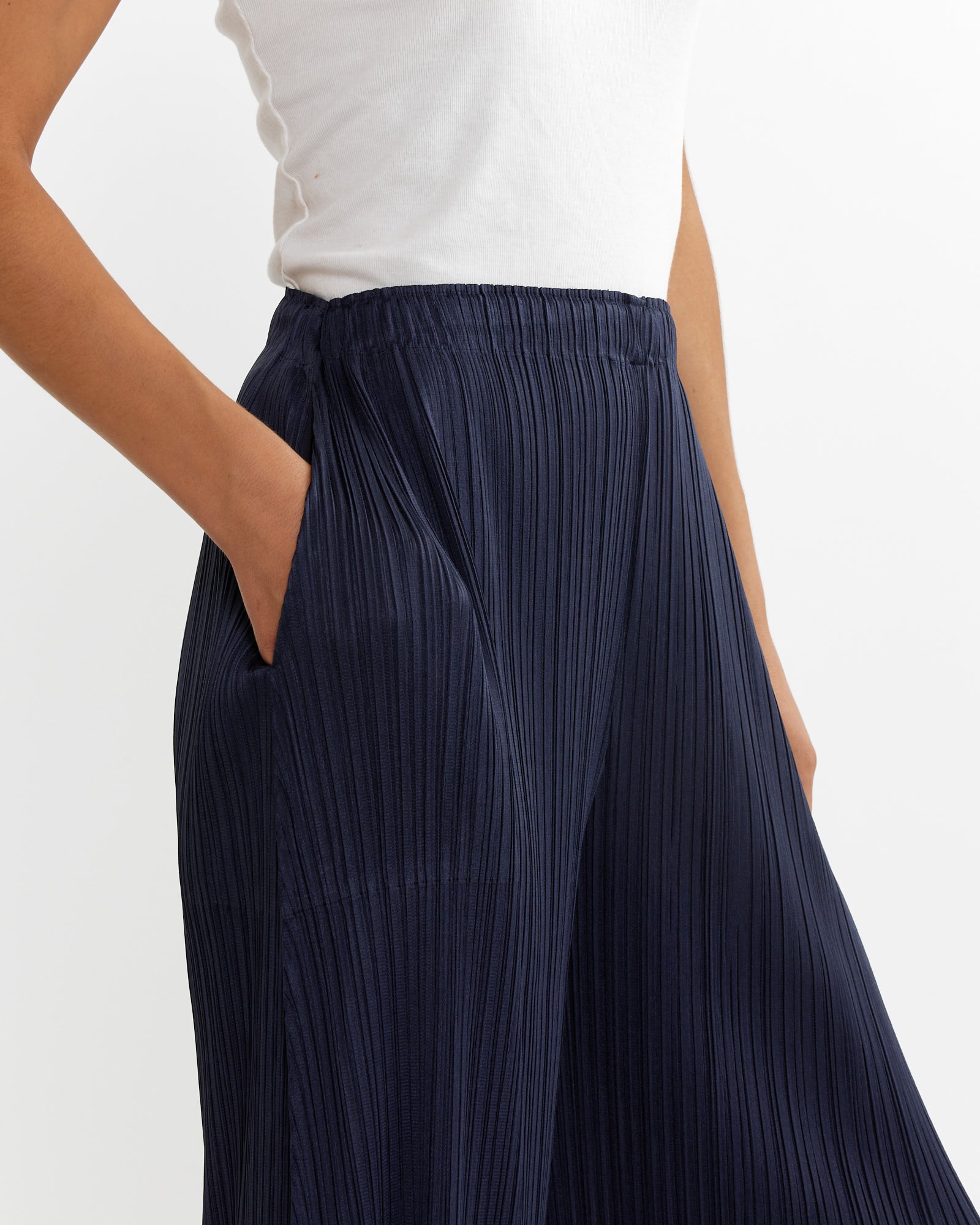 Issey Miyake Pleats Please MC June Pant Dark Navy - Dark Navy / 3 (257230)