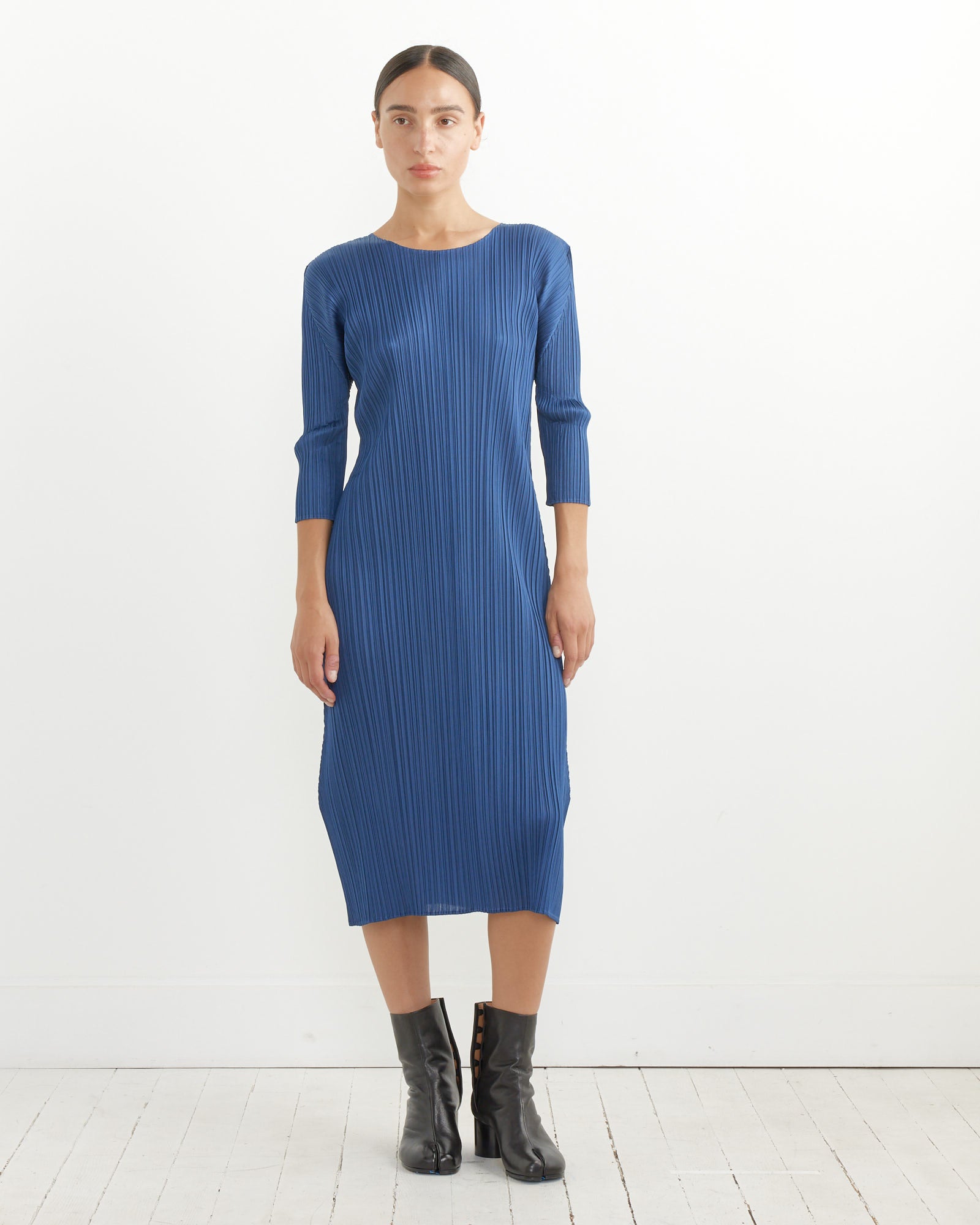 Issey Miyake Pleats Please MC June Dress Dark Blue - Dark Blue / 3 (257232)