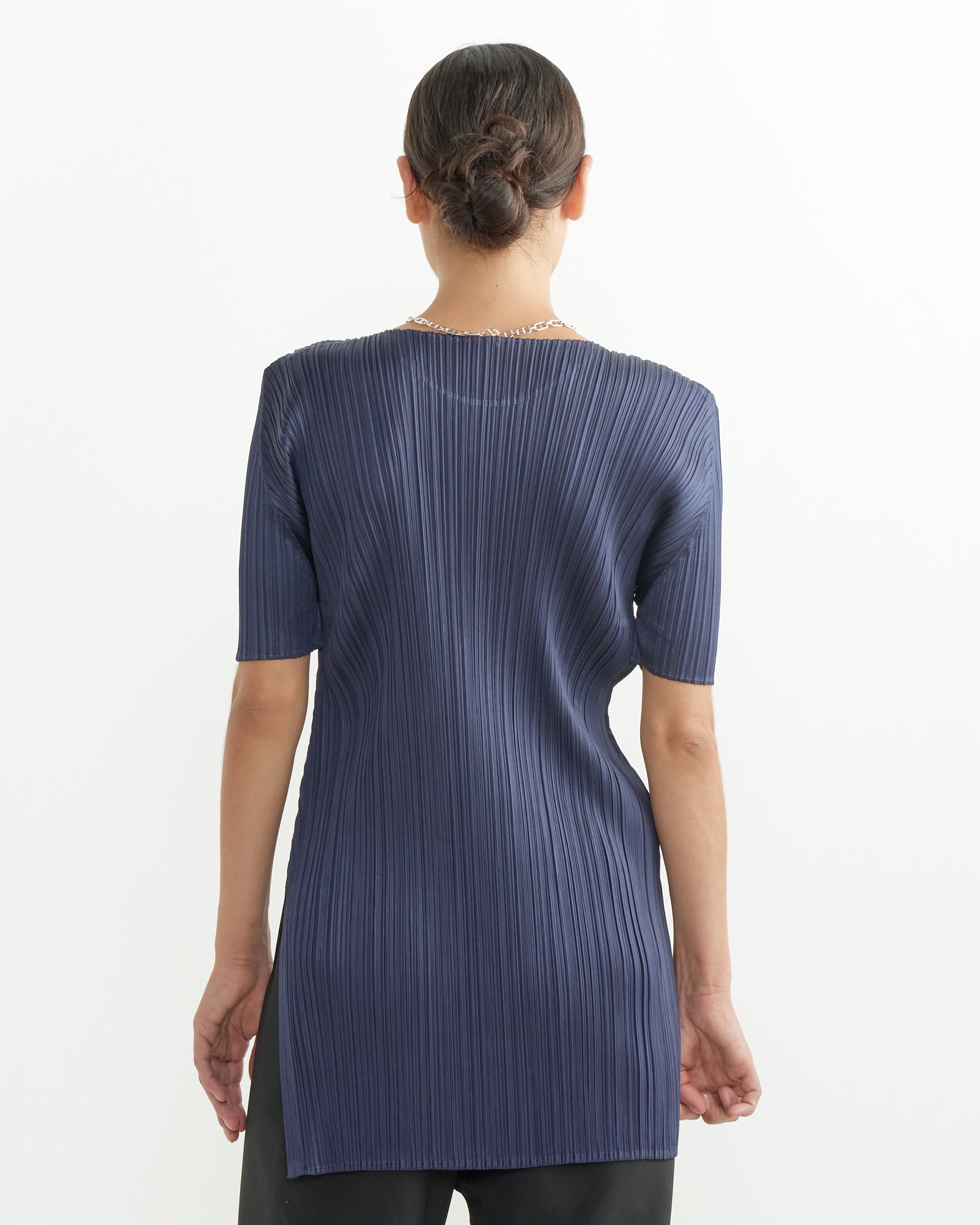 Issey Miyake Pleats Please MC June Top Dark Navy - Dark Navy / 3 (257234)