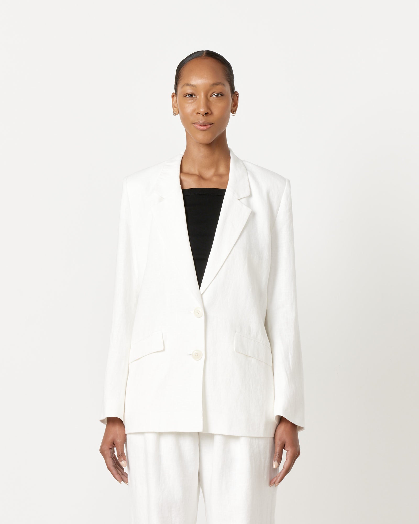 Mara Hoffman Tatum Jacket White - White / S (257328)