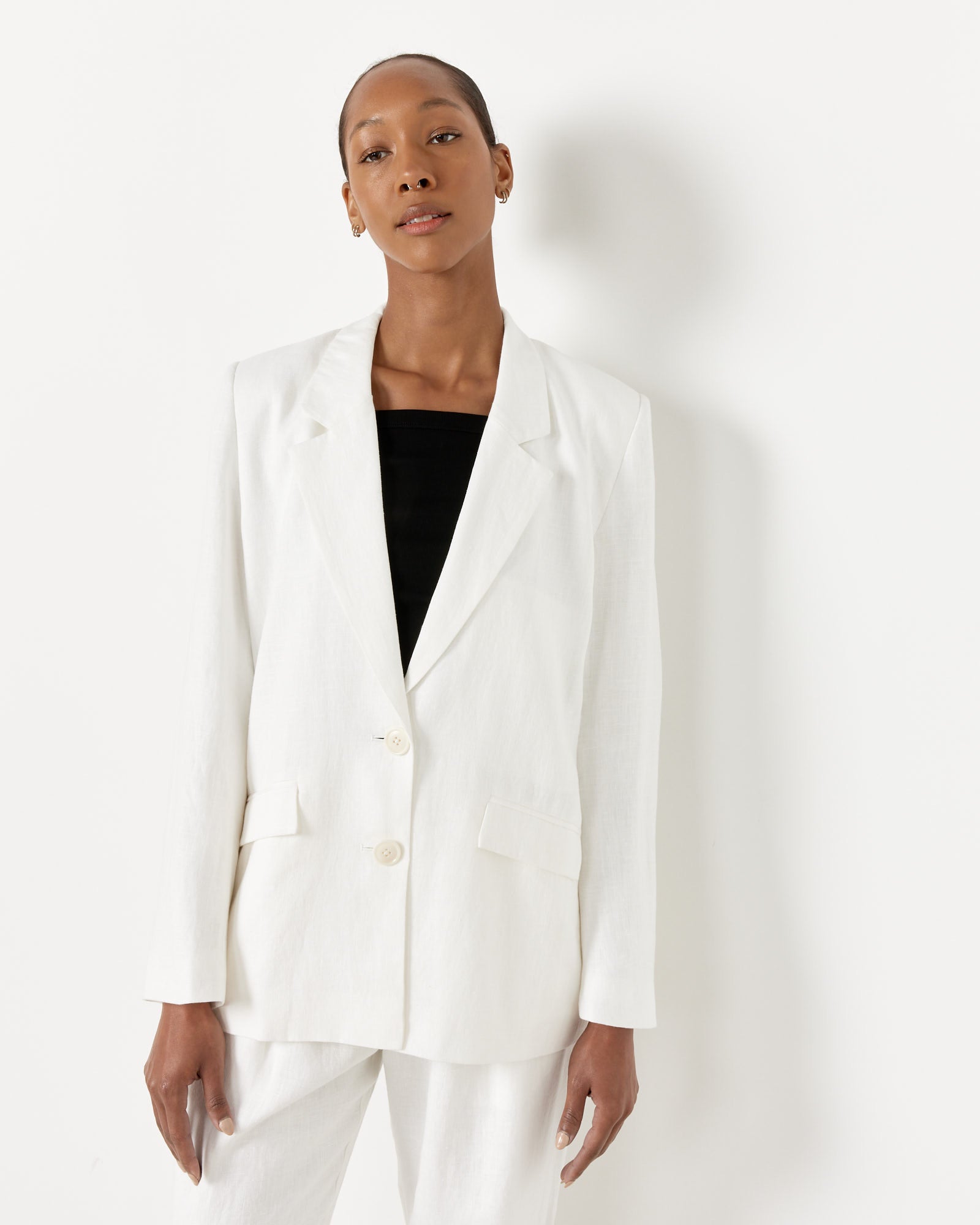 Mara Hoffman Tatum Jacket White - White / S (257328)