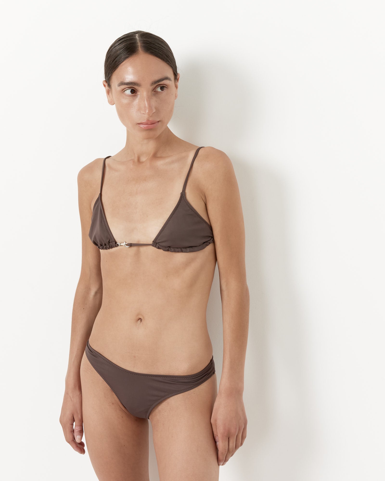 Gimaguas Carolina Bikini Top Brown - Brown / S (257394)