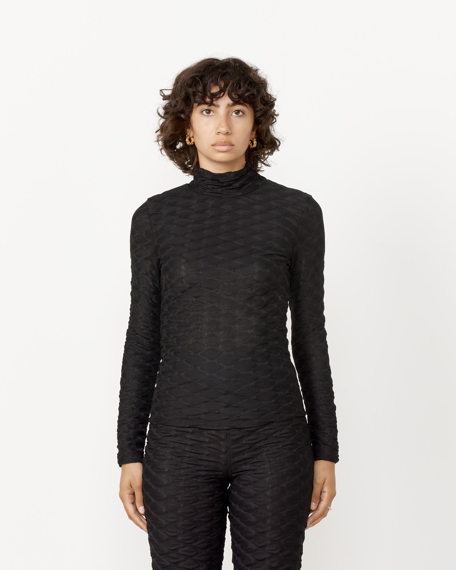 Henrik Vibskov Bubble Wrap Turtleneck Black - Black / XS (257449)