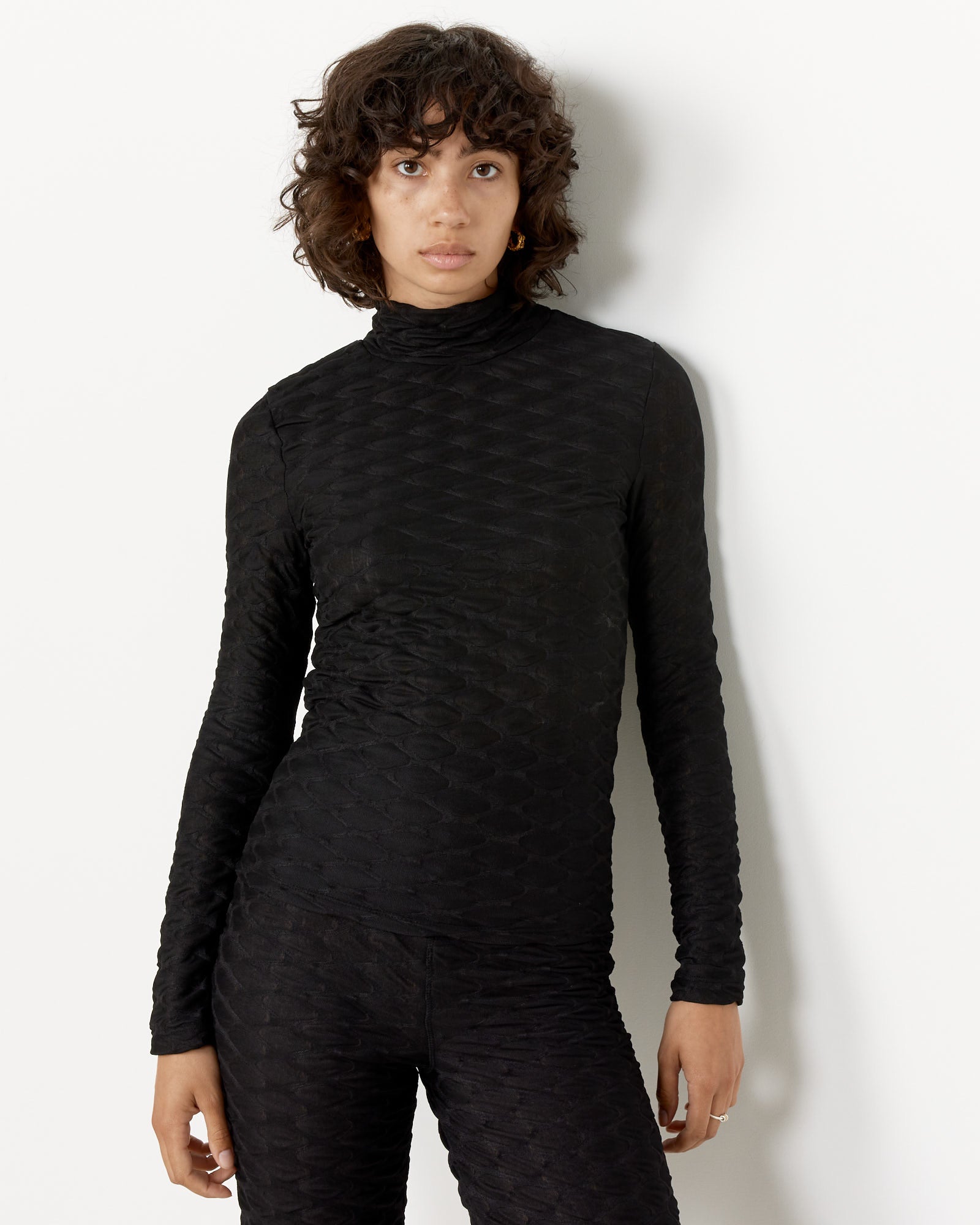 Henrik Vibskov Bubble Wrap Turtleneck Black - Black / XS (257449)