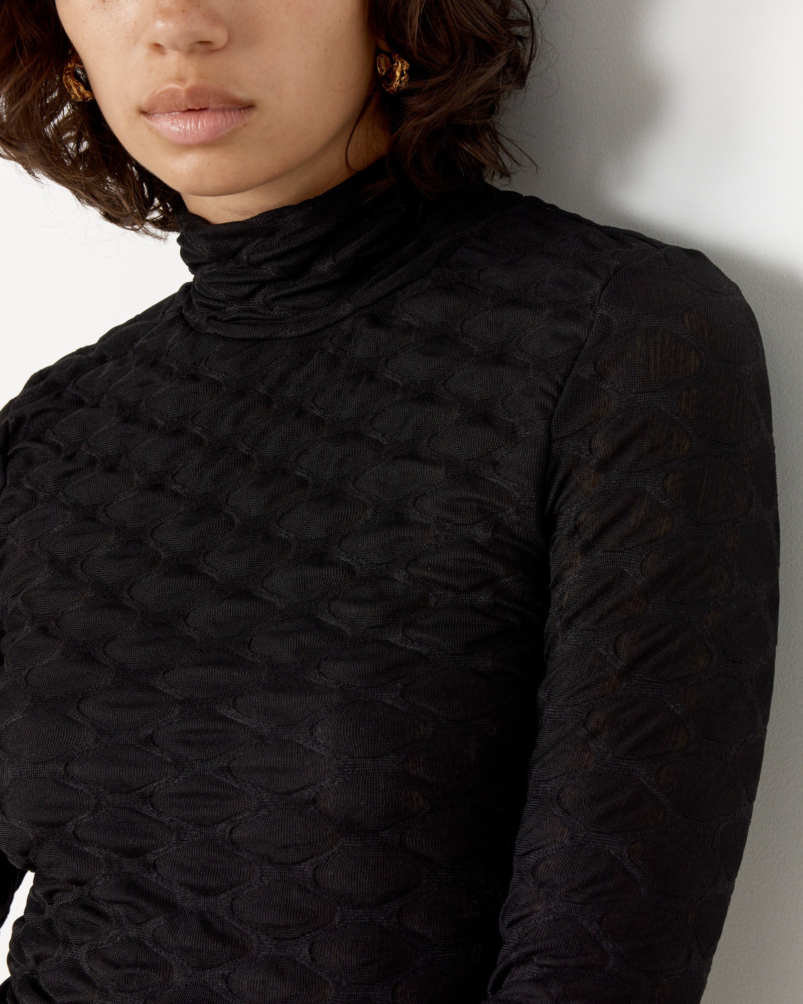 Henrik Vibskov Bubble Wrap Turtleneck Black - Black / XS (257449)