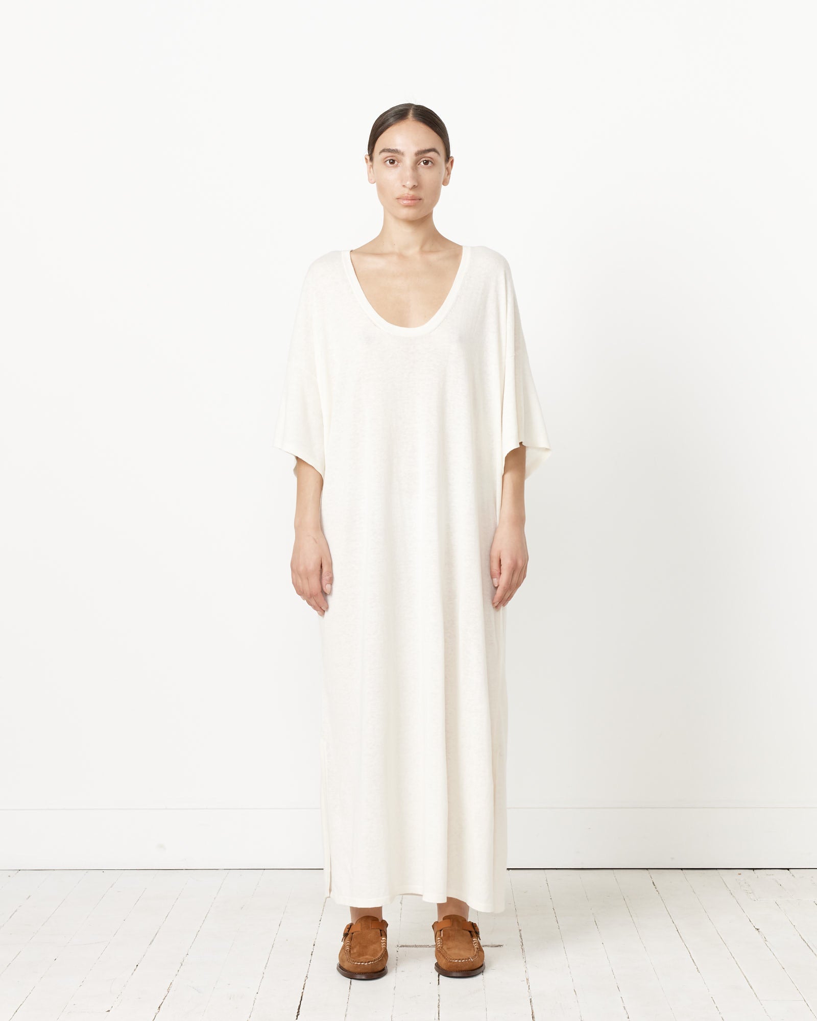 Lauren Manoogian U Neck Caftan Bone - Bone / 1 (257490)