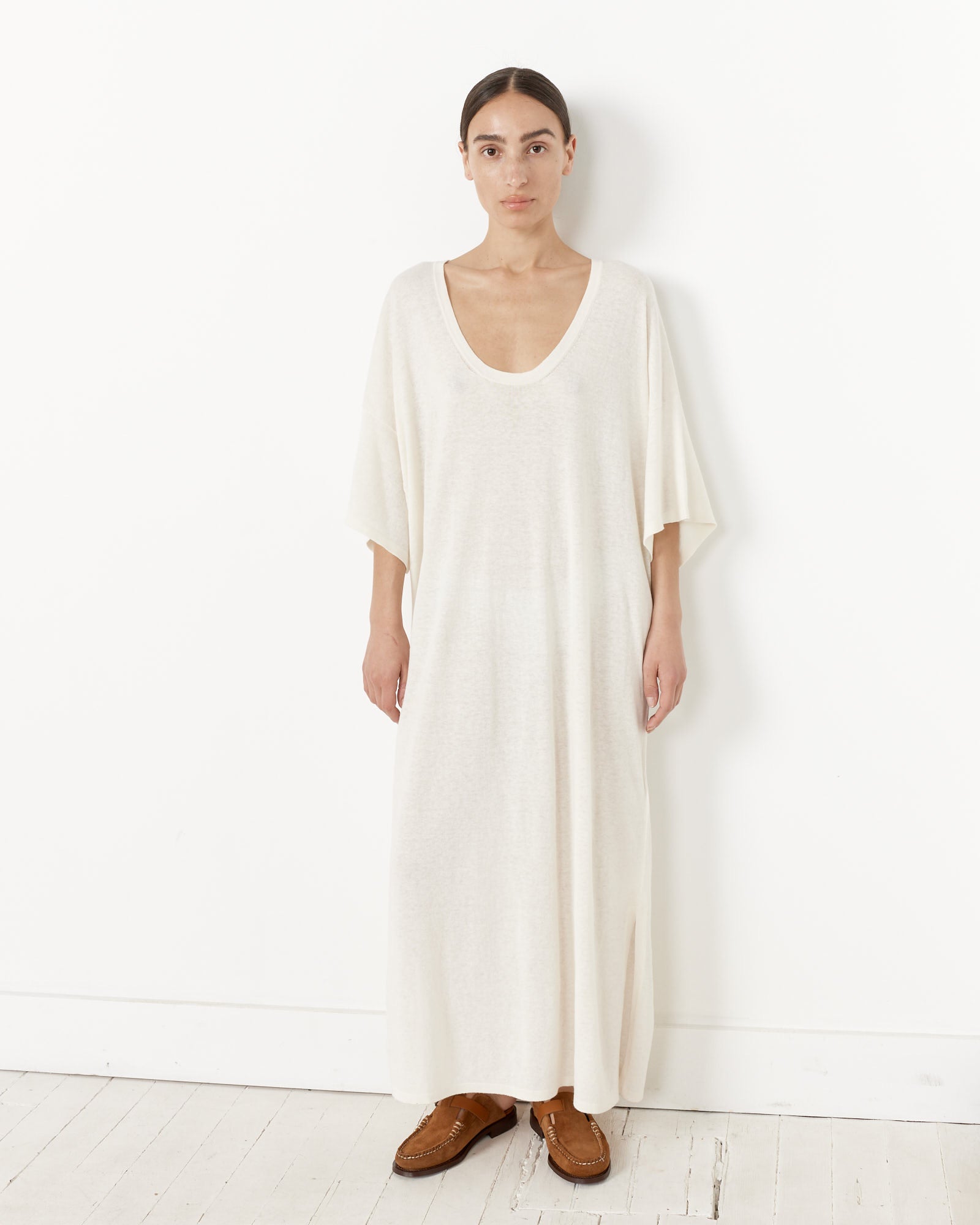 Lauren Manoogian U Neck Caftan Bone - Bone / 1 (257490)