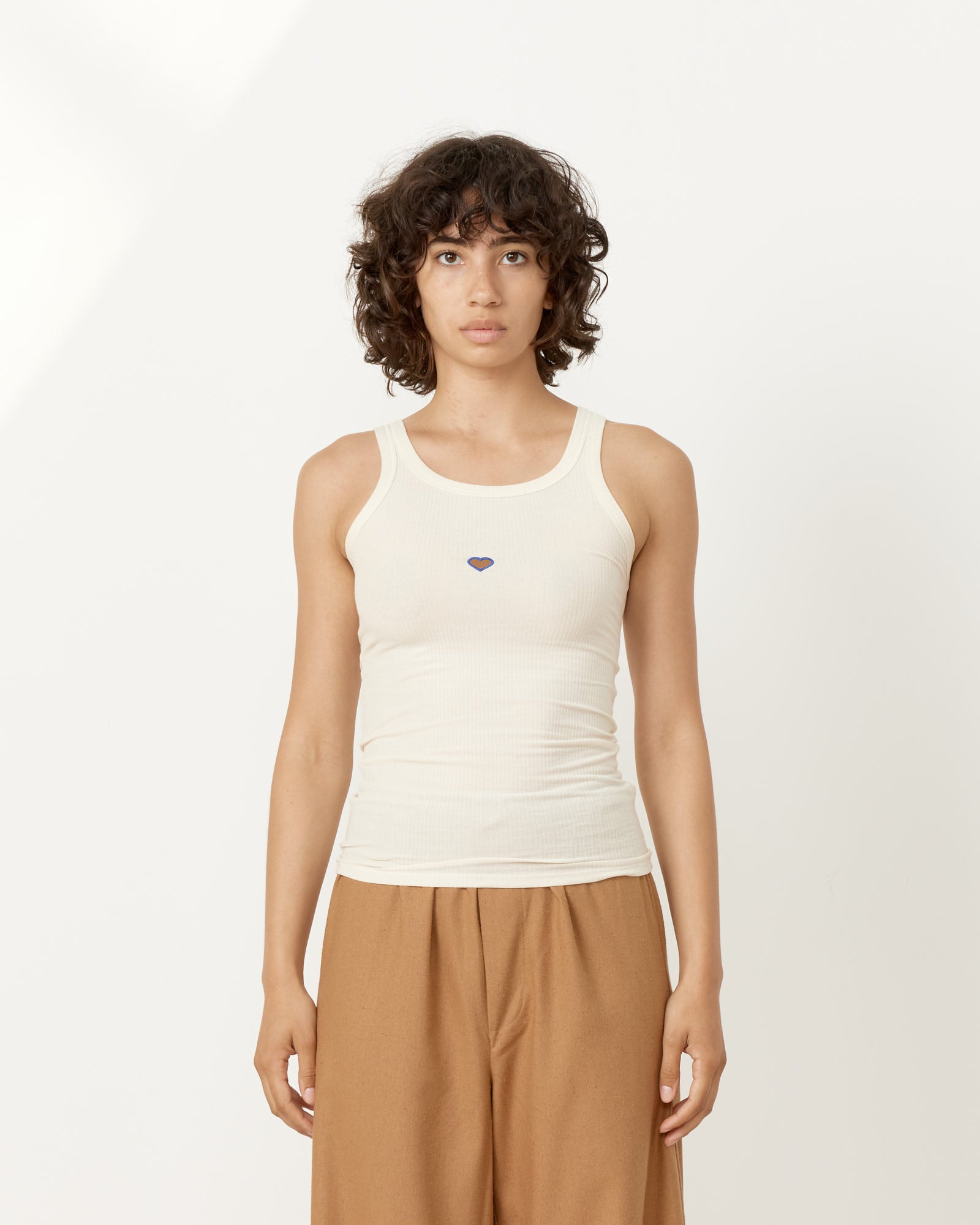 Baserange Heart Tank Undyed - Undyed / S (257533)