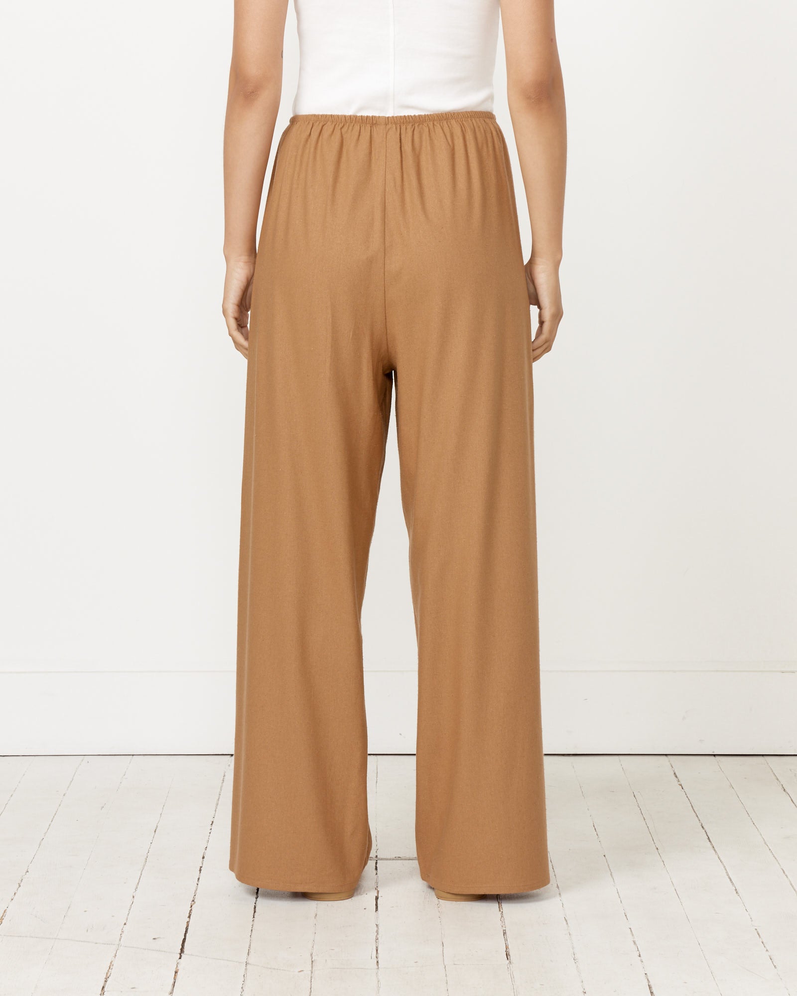 Baserange Stoa Pants Bath Brown - Bath Brown / S (257537)