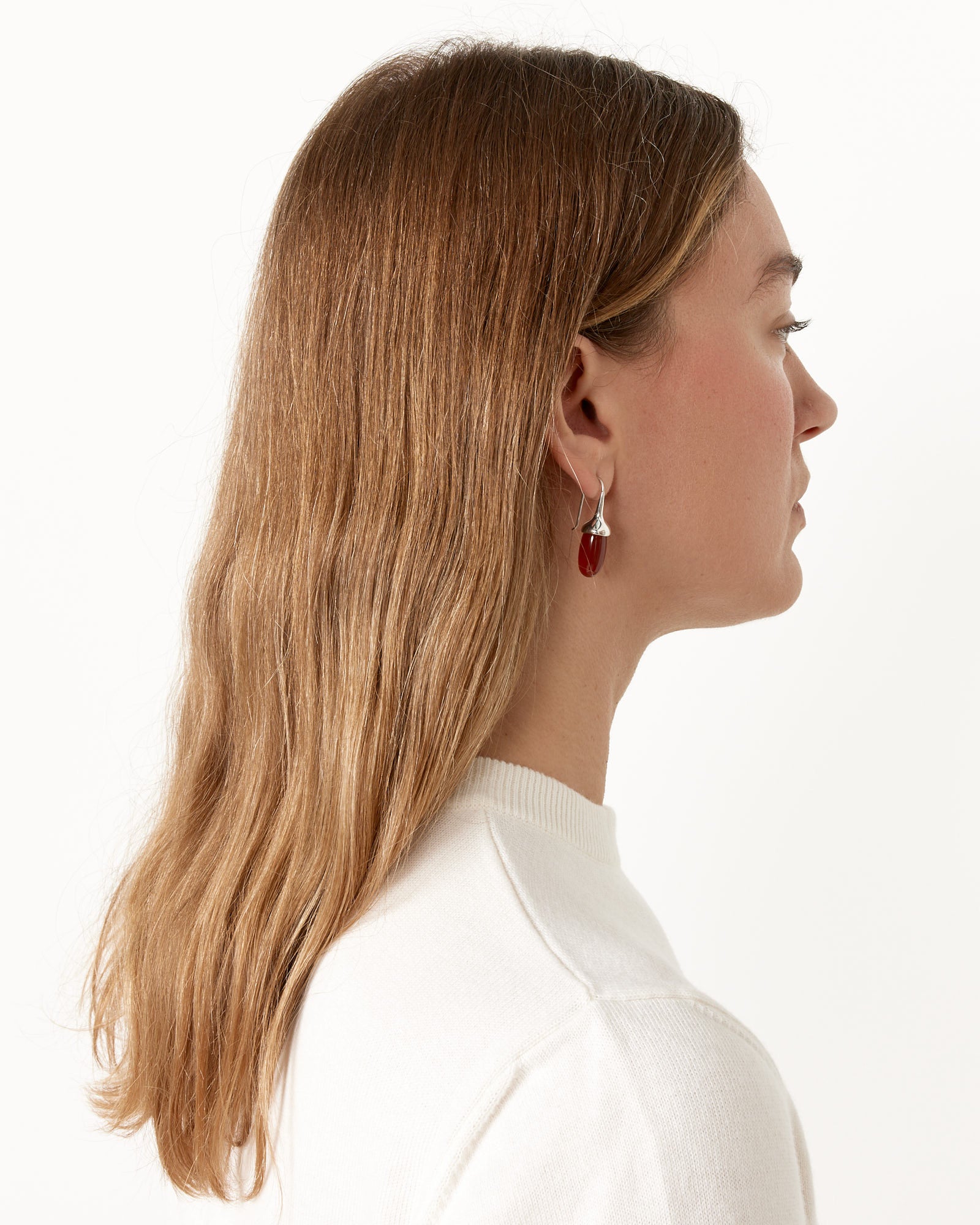 Sophie Buhai Dripping Stone Earrings - Garnet - OS - Default Title (257691)